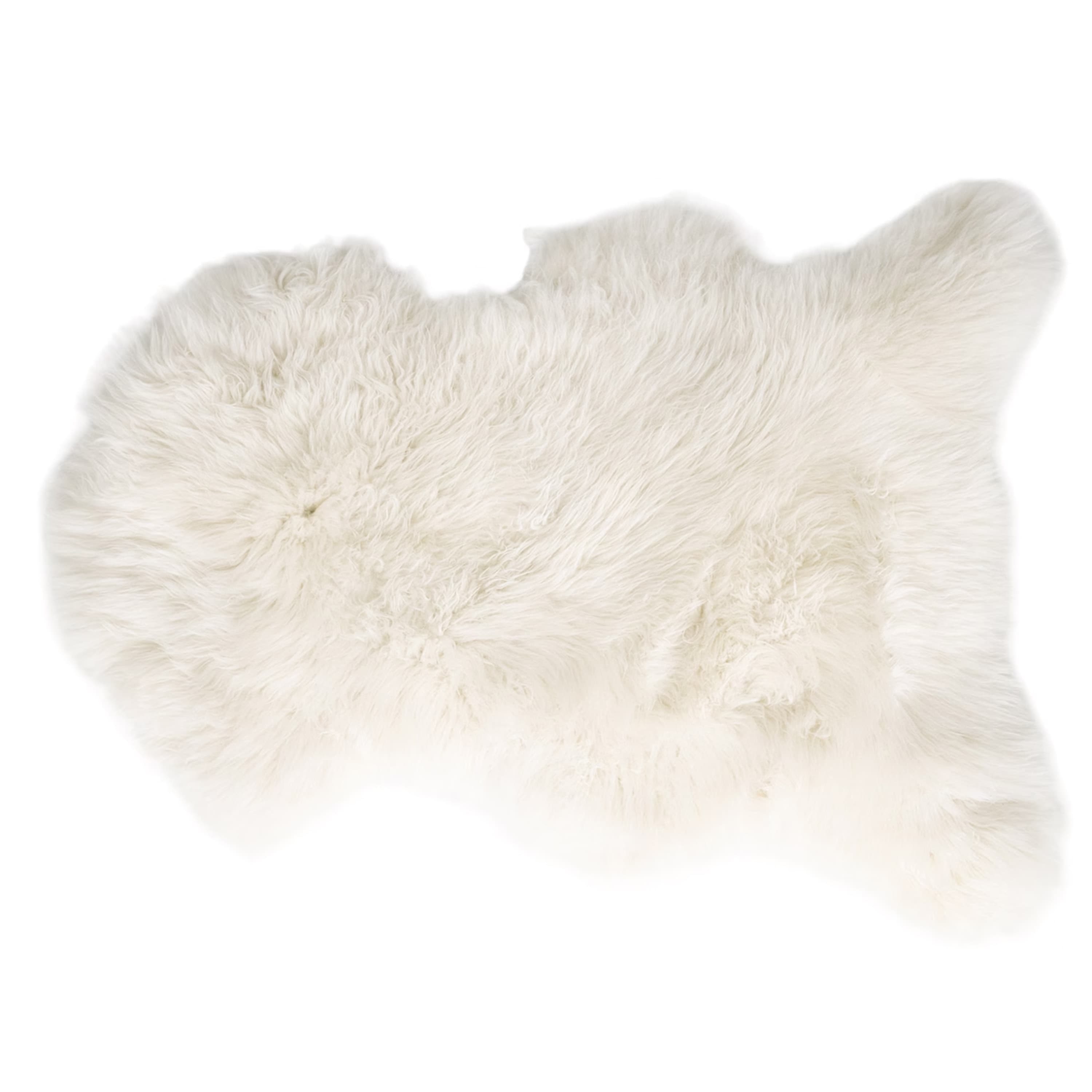 Livia Pitkäkarvainen lampaannahka Ivory 105x70