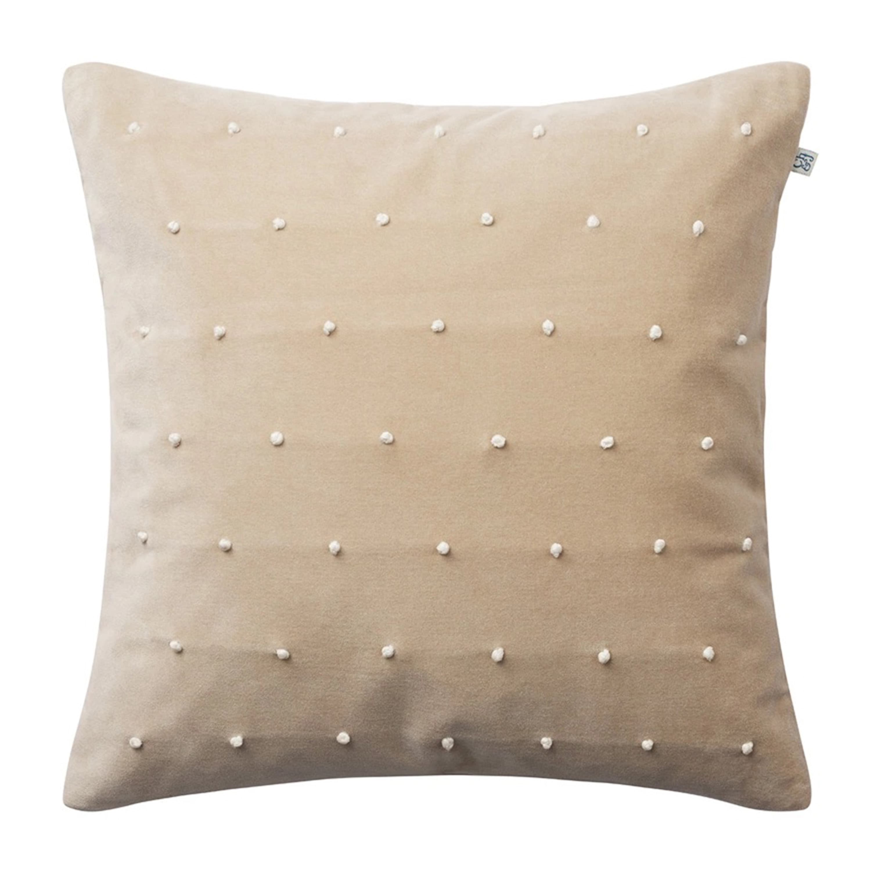 Kulgam Tyynynpäällinen Sametti Tan/Off White 50 x 50