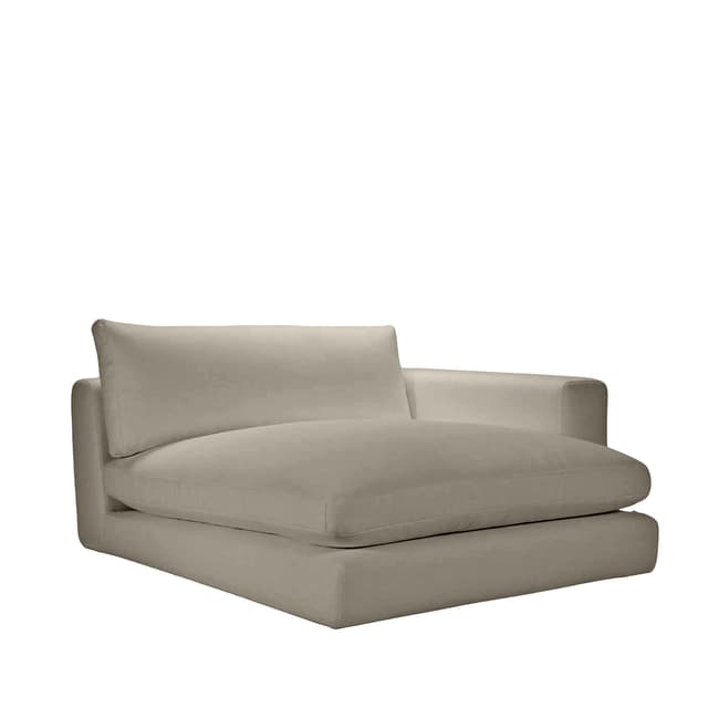 Capri 1,5-istuttava Divaanimoduuli Oikea Käsinoja Taupe 142x184