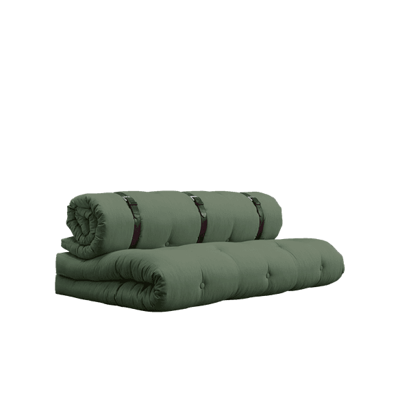Buckle-up daybed olive green 200 cm