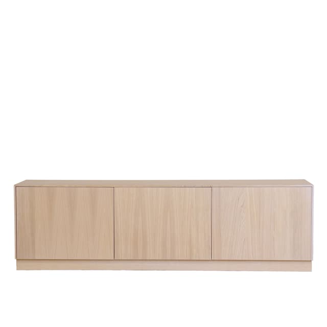 Esme TV-taso Valkoöljytty Tammi 178 cm