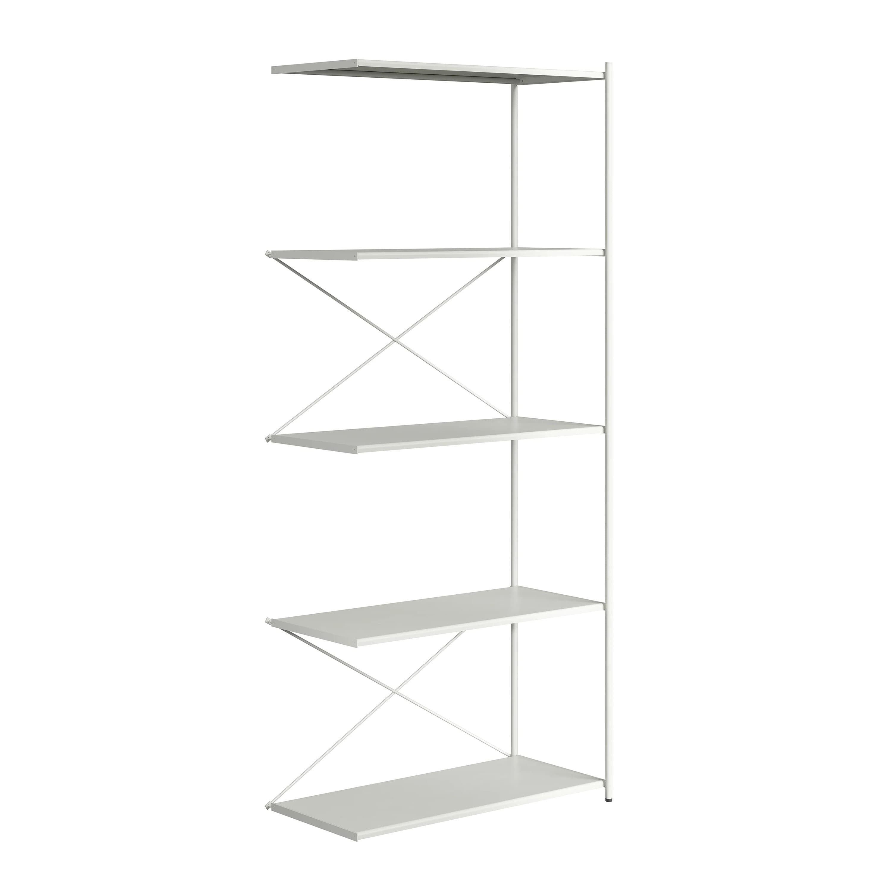 Arturo 5-Tier Laajennusosa Vaaleanharmaa 74x175