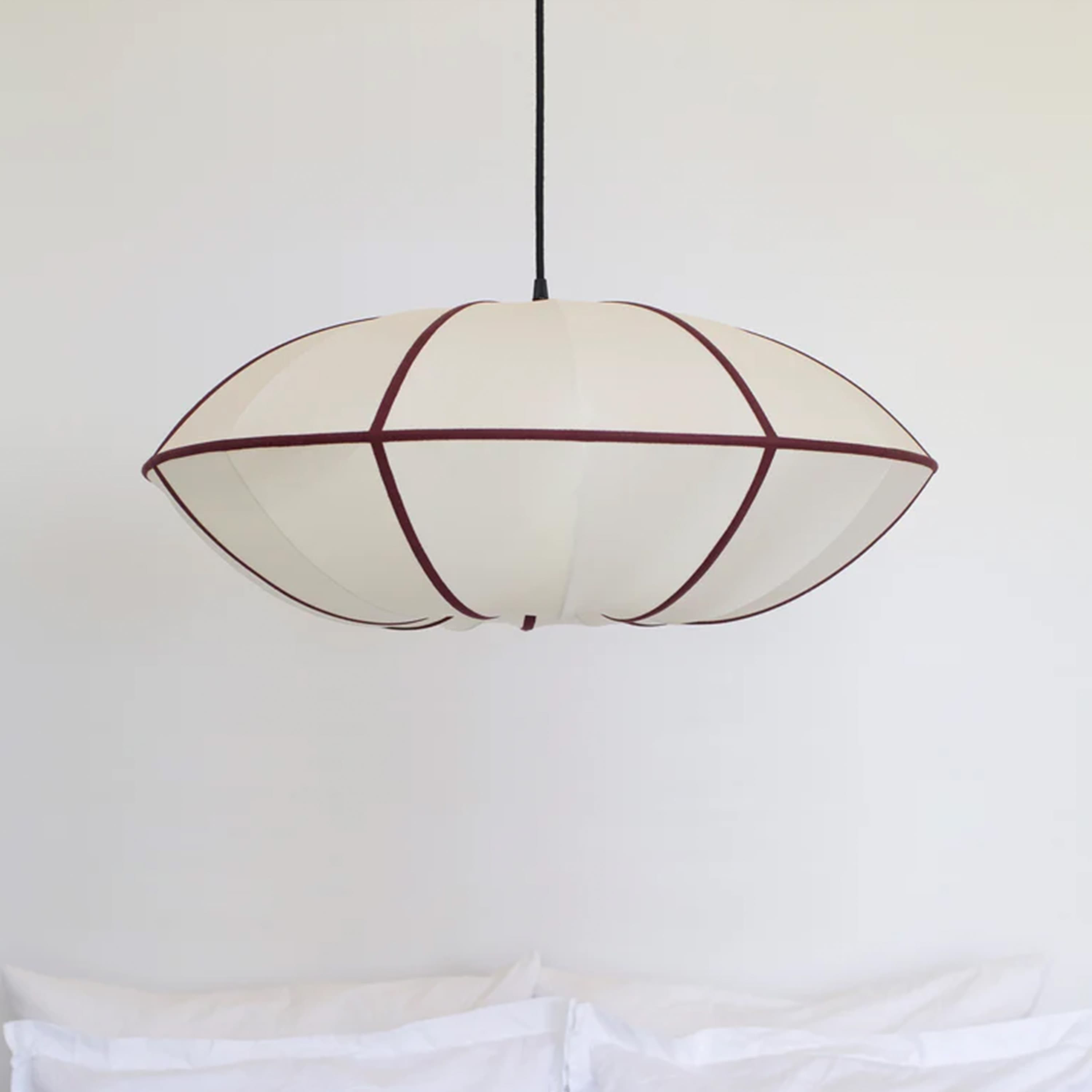 UFO Lampunvarjostin Offwhite/Bordeaux