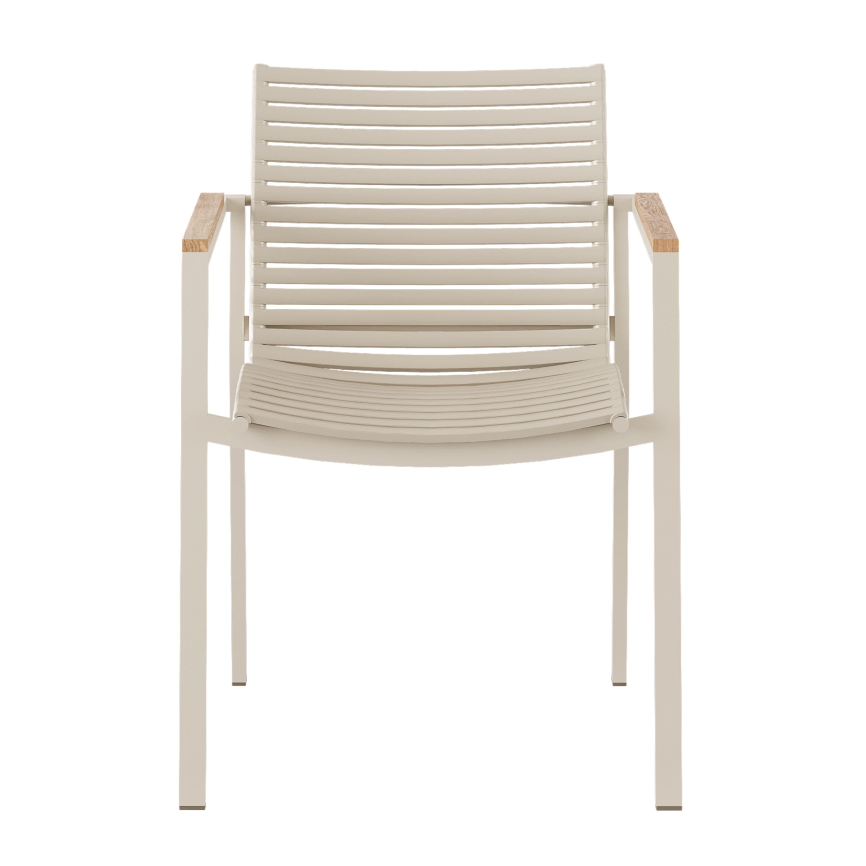 Mood Square Käsinojallinen Tuoli Sandy Grey/Teak