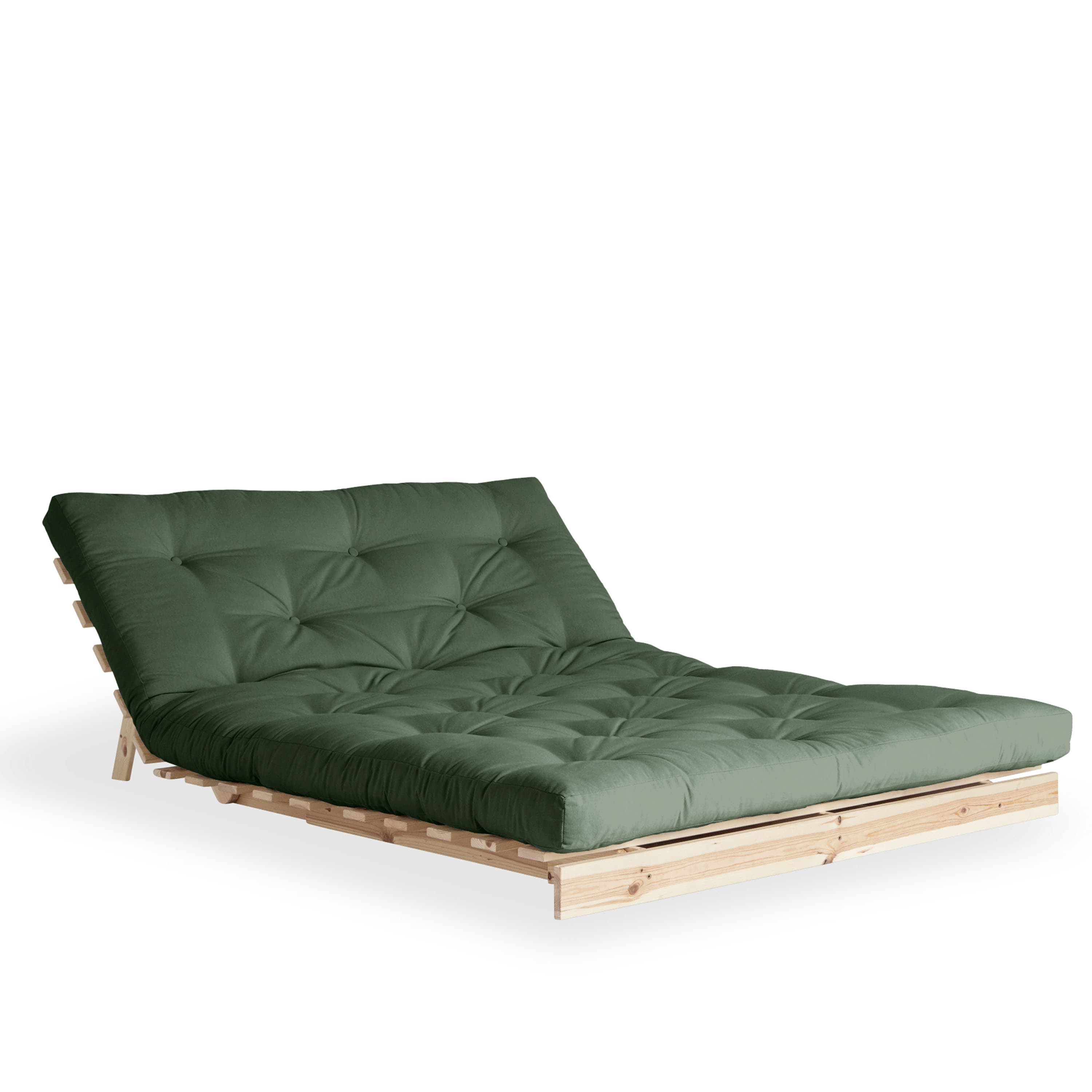 Roots Vuodesohva Luonnollinen/Olive Green 140 cm