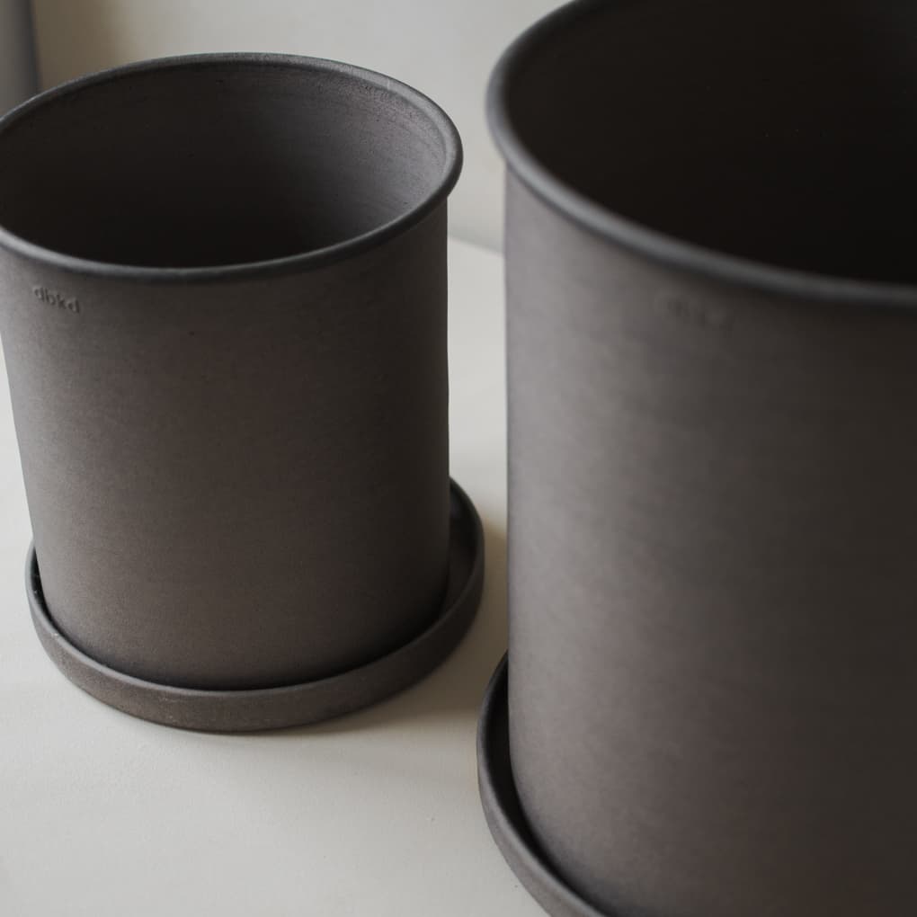 Plant Pot Pot Beige Large 2-pakkaus