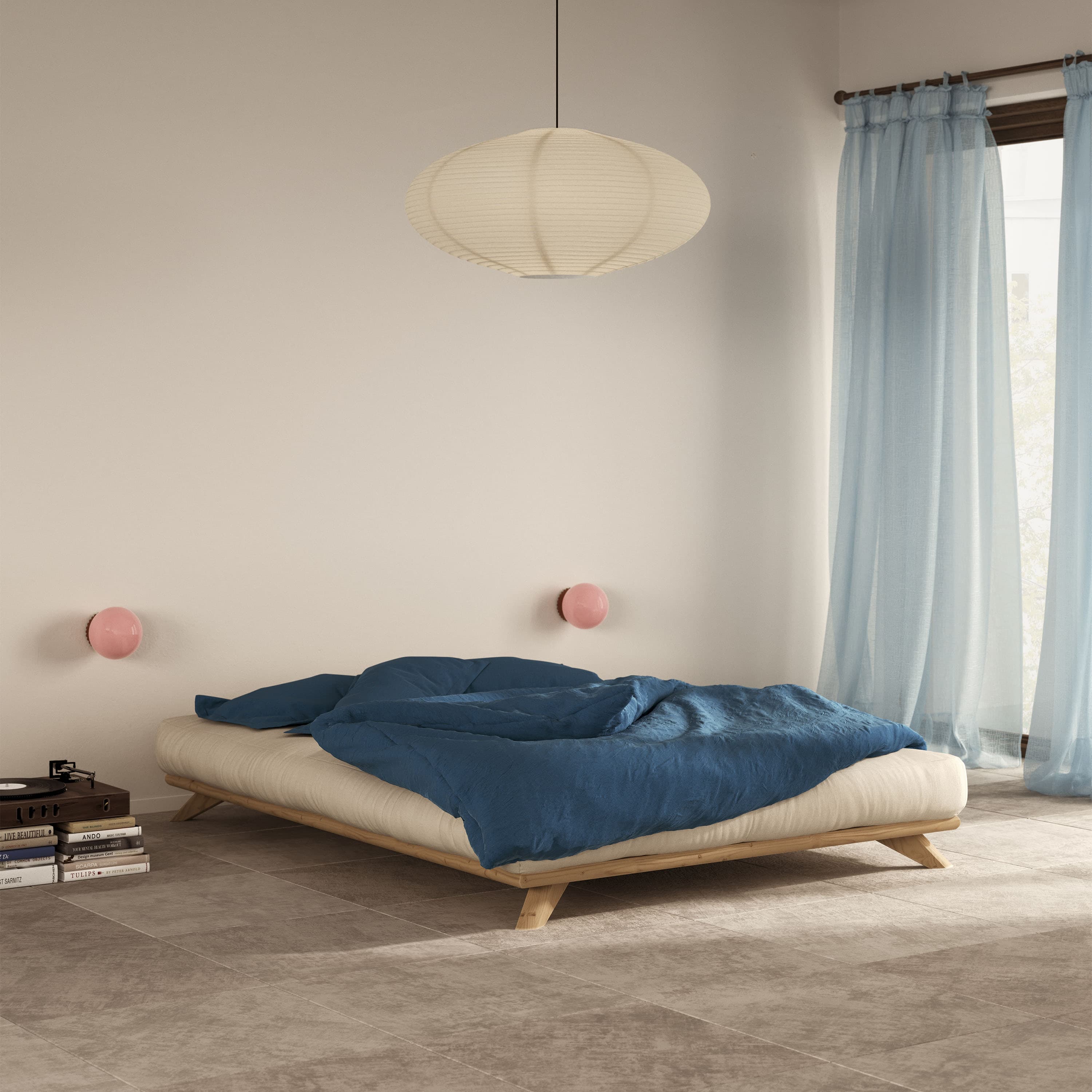 Senza Sängynrunko Luonnollinen 160 cm