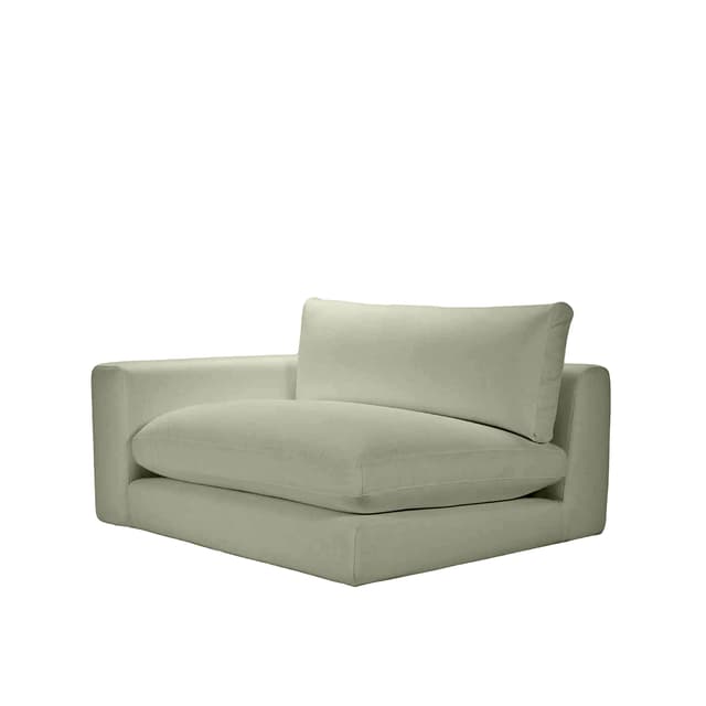 Capri 1,5-istuttava sohvaosa vasen käsinoja Green 142cm