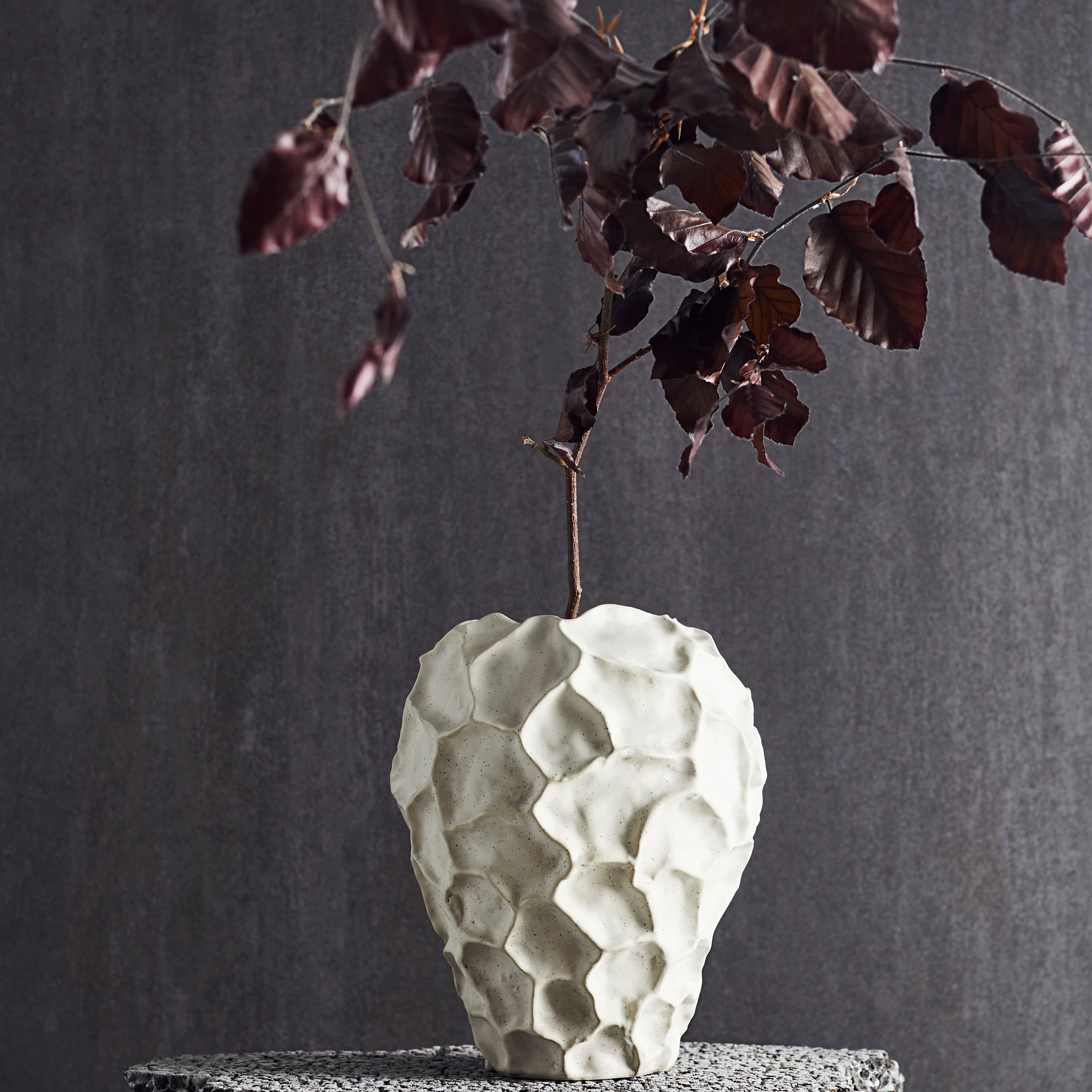 Soil Maljakko Vanilla Stoneware Ø18