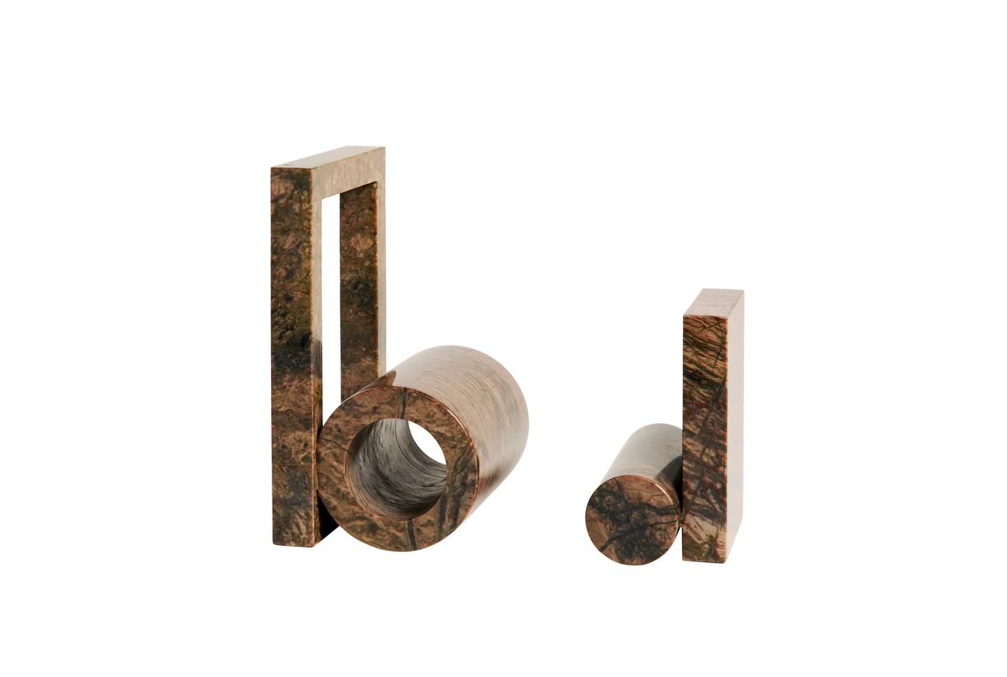 Booknd kirjatuki brown marble