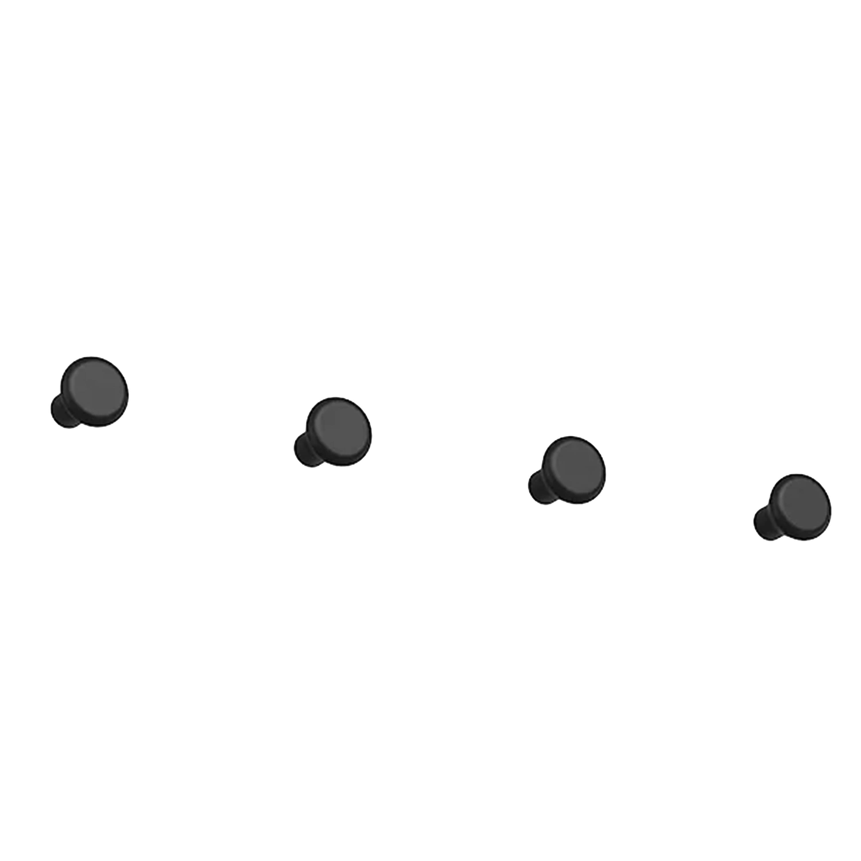 Classic Koukku Musta Pieni 4-pack