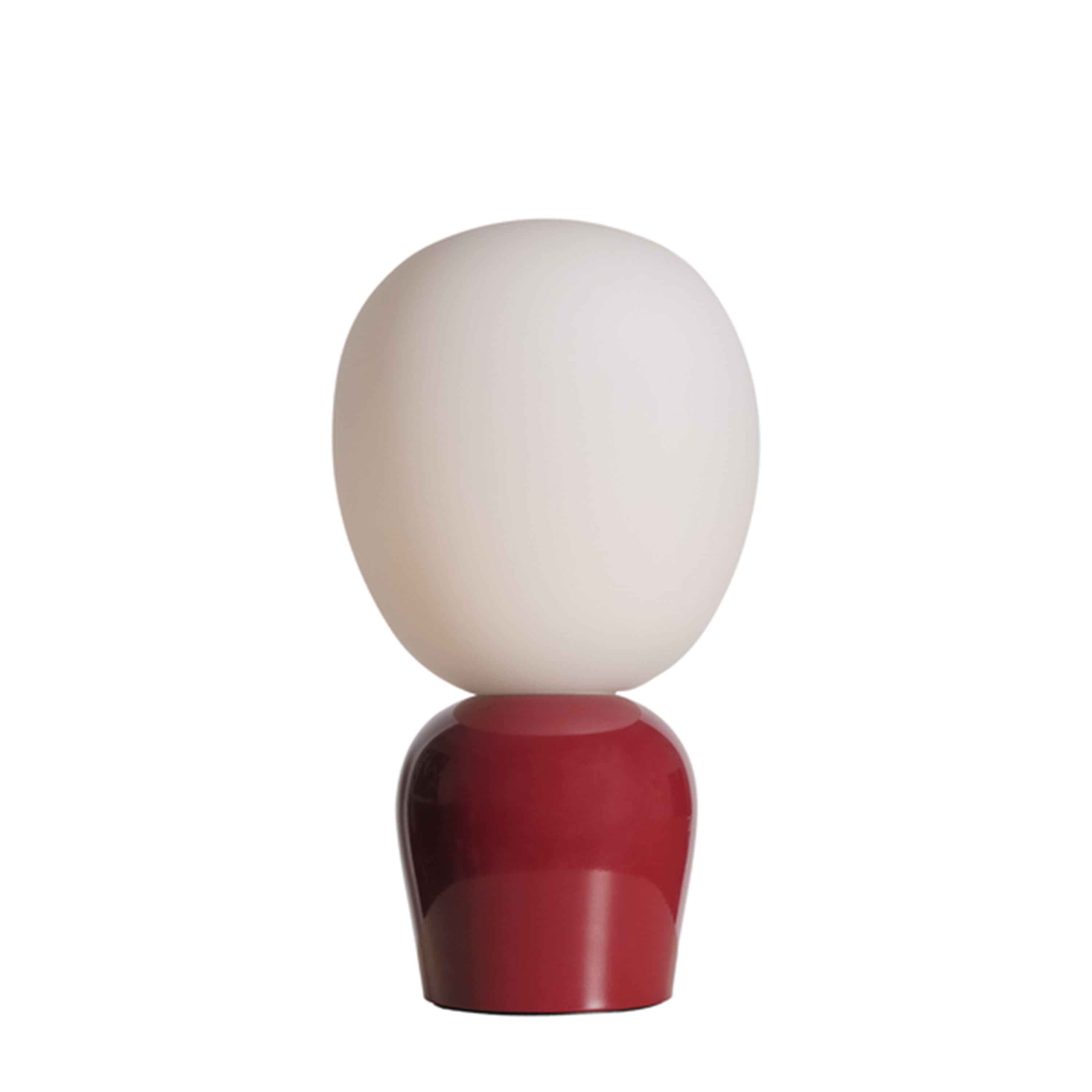 Buddy Pöytävalaisin Viininpunainen/Opaalilasi 33cm