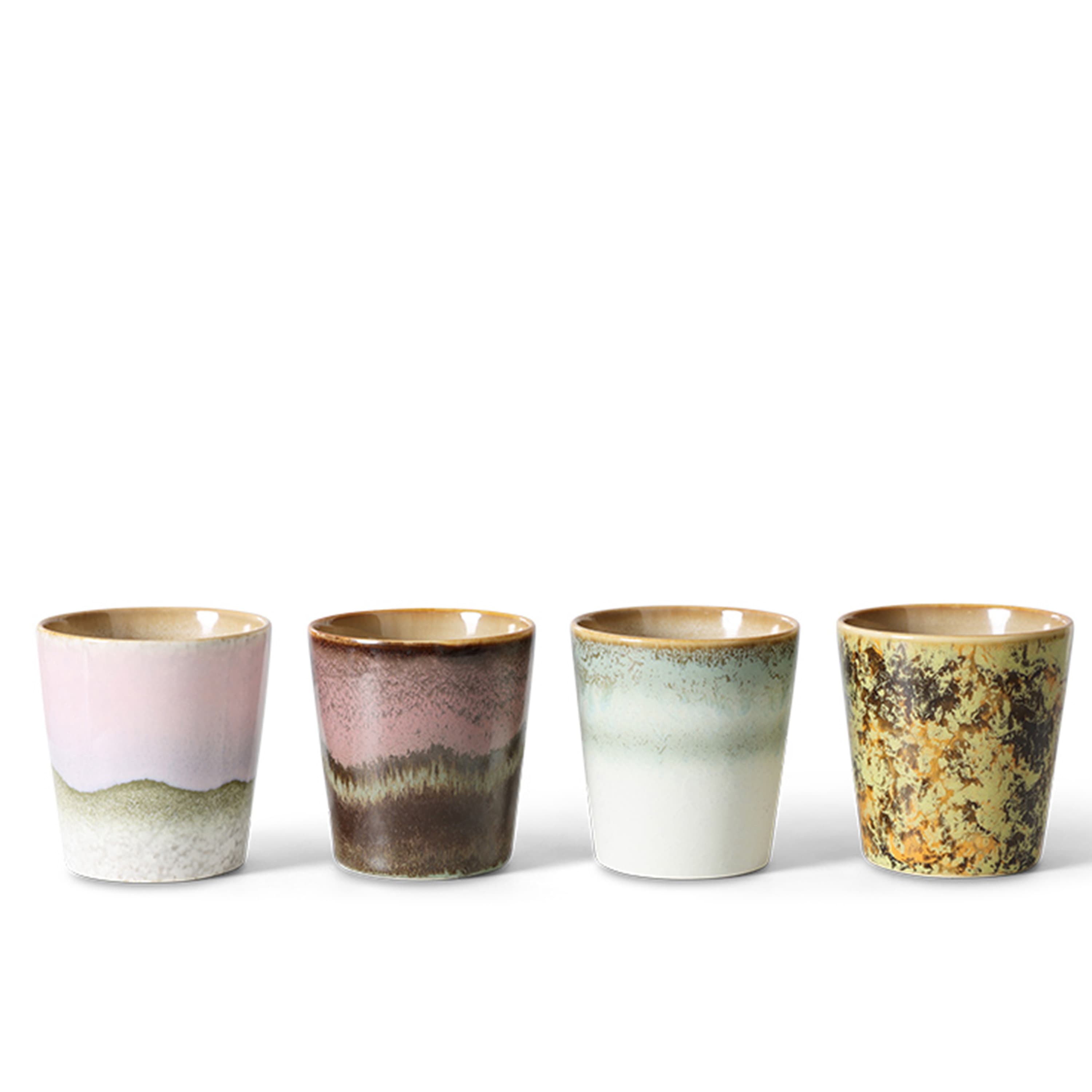 70s Ceramics Kahvikuppi Serendipity 4-pack