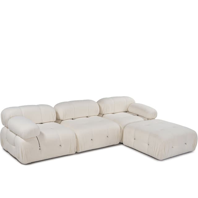Blanca 3-istuttava Divaanisohva White Bouclé