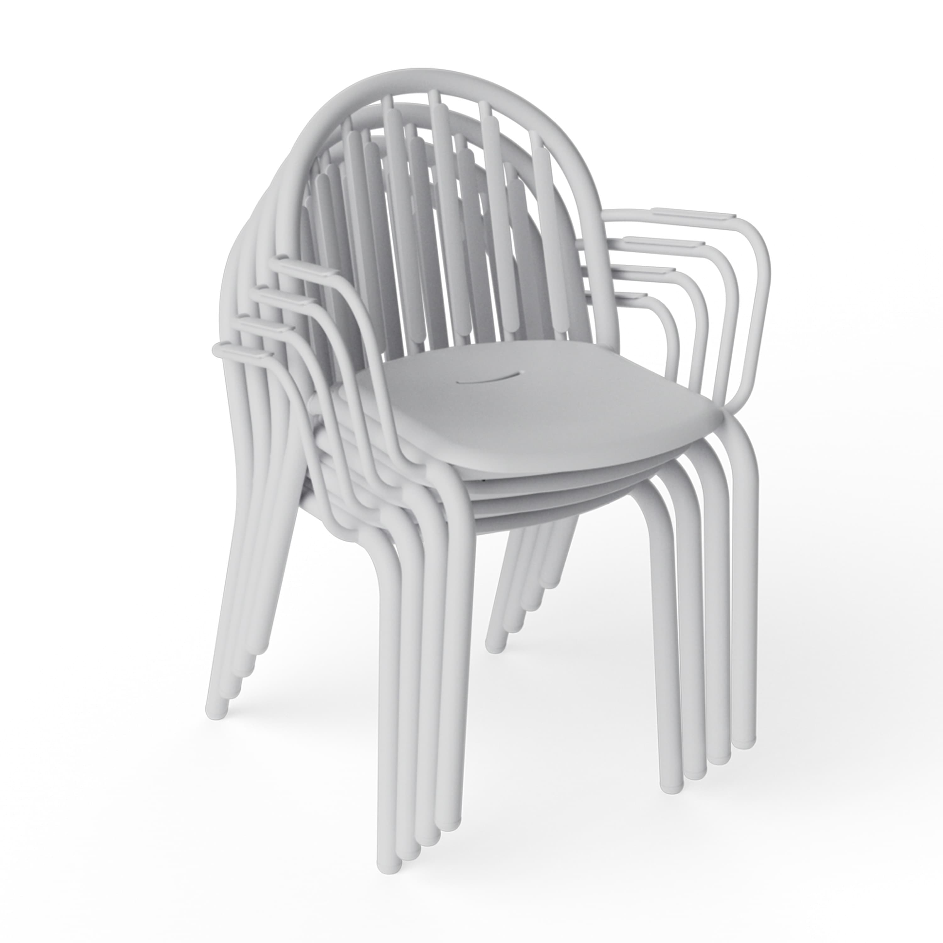 Fred's Käsinojatuoli Light Grey 2-pack