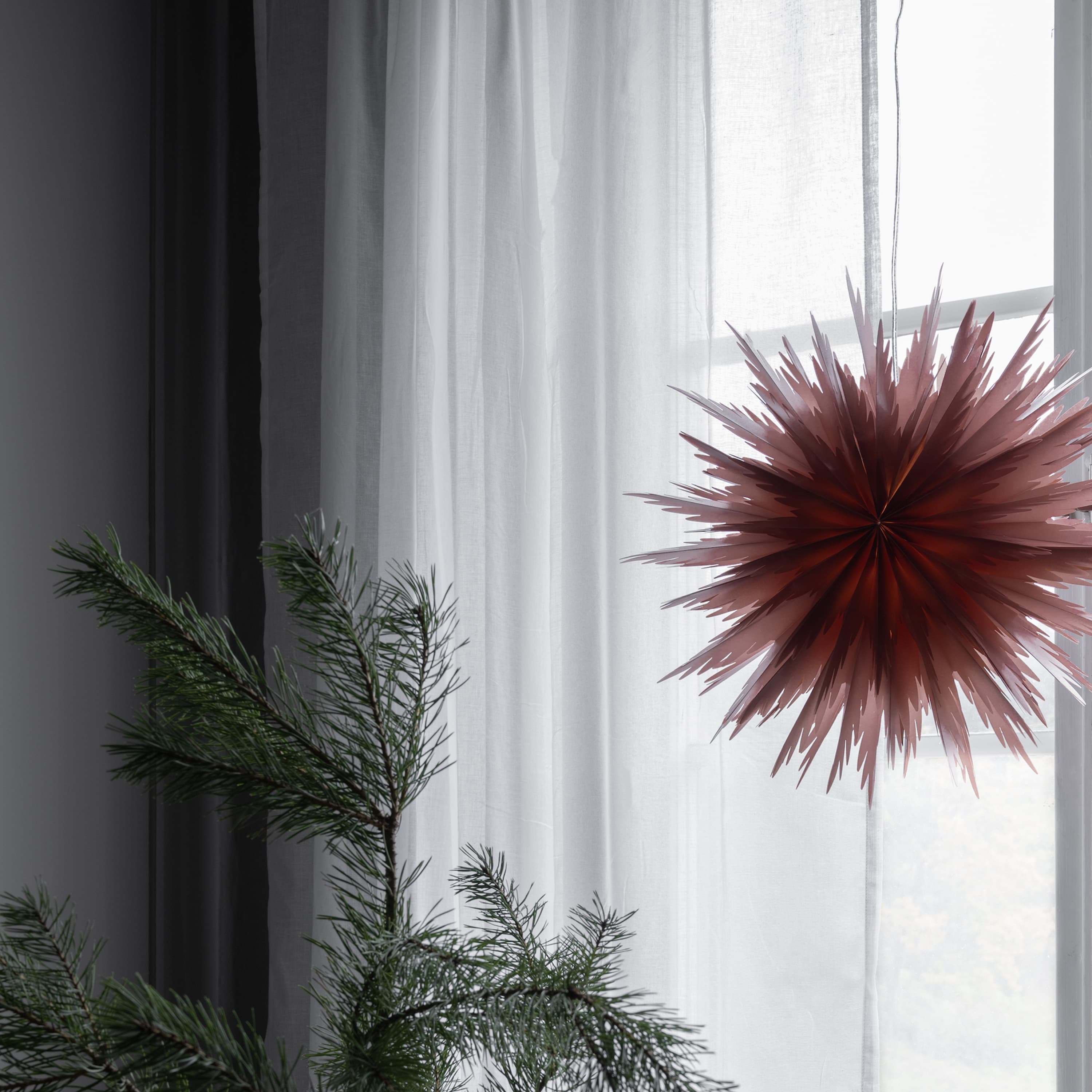 Liz Joulutähti Red Orchre 50cm