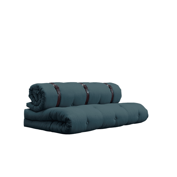 Buckle-up daybed petrol blue 200 cm