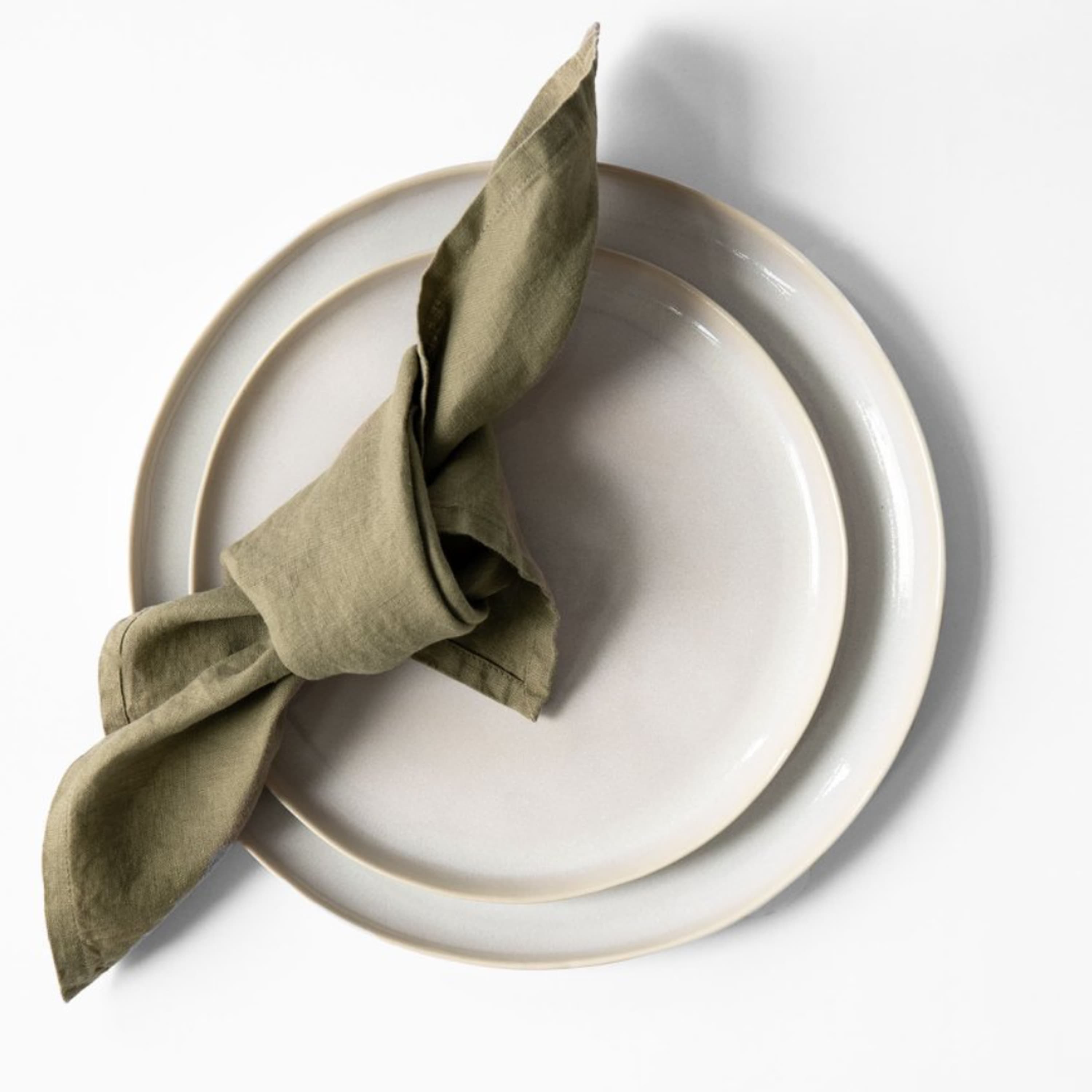 Lautasliina Pellava Olive