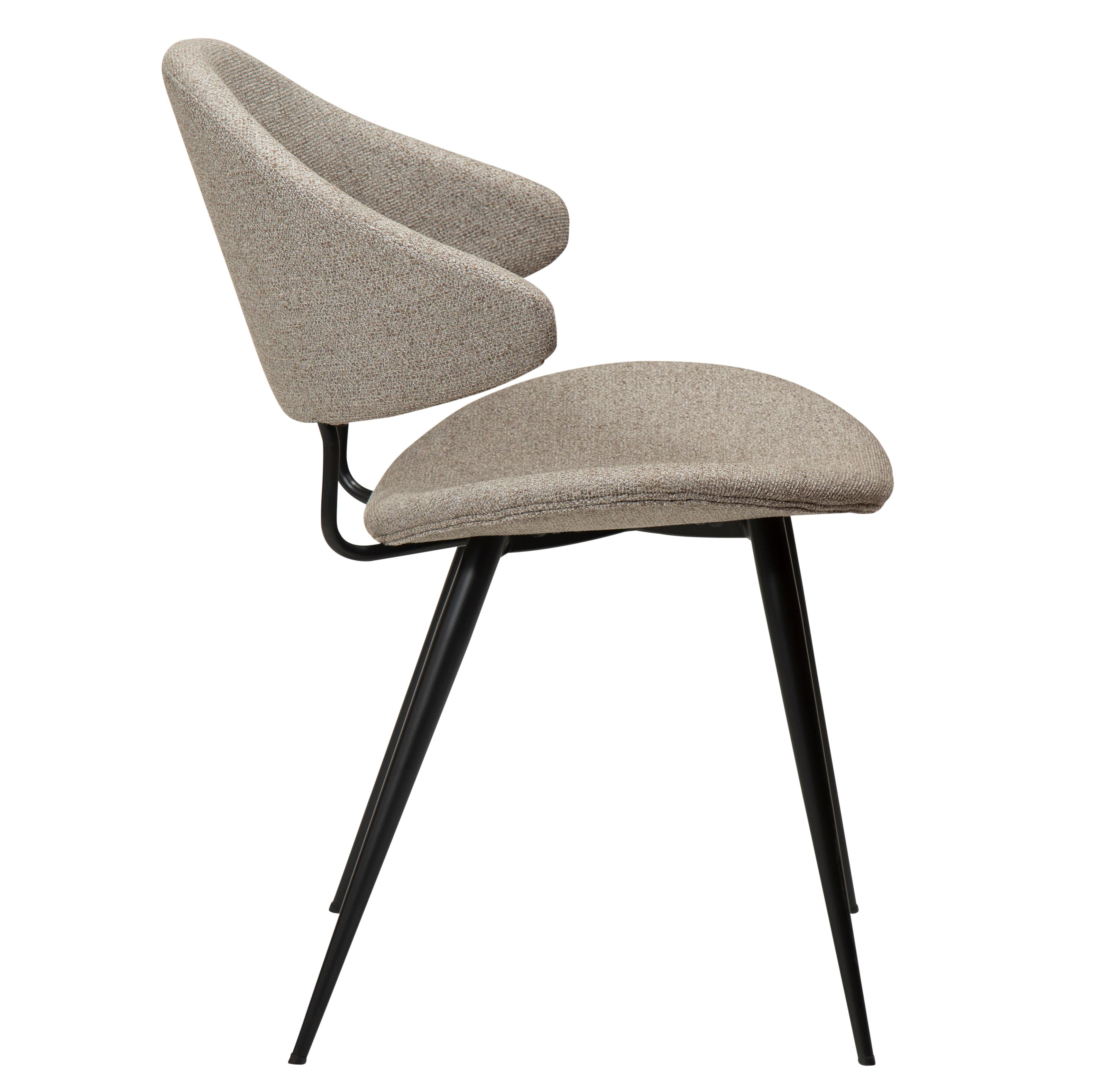 Napoleon Ruokatuoli Boucle Beige/Musta