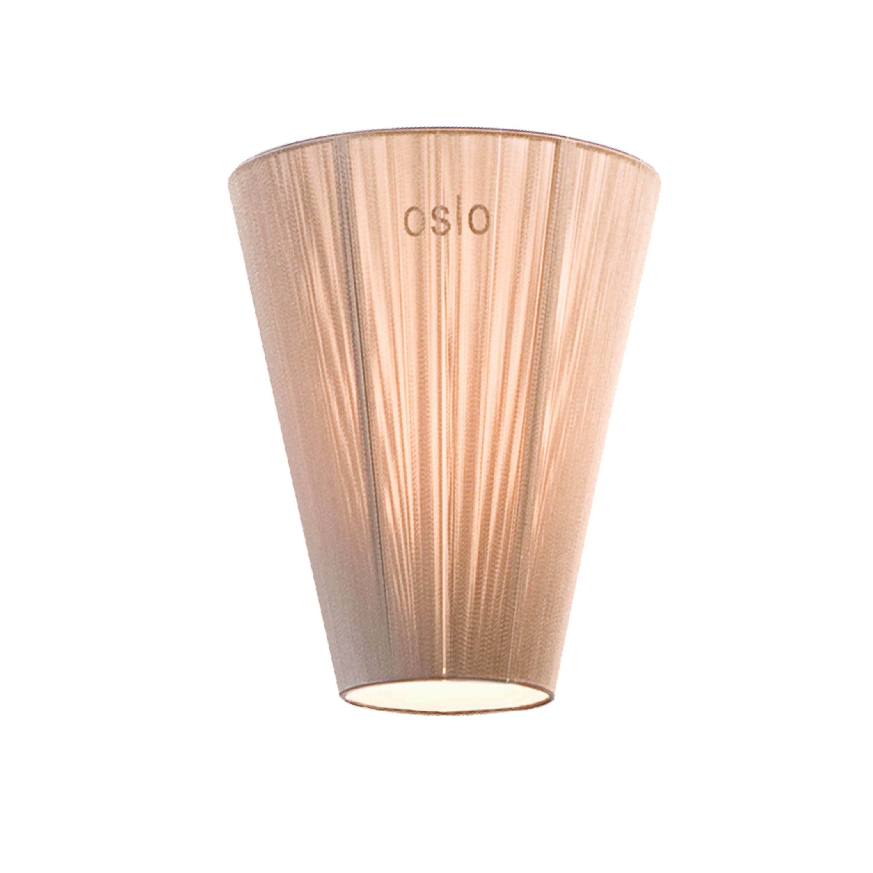 Oslo Wood Lattiavalaisin Varjostin Beige