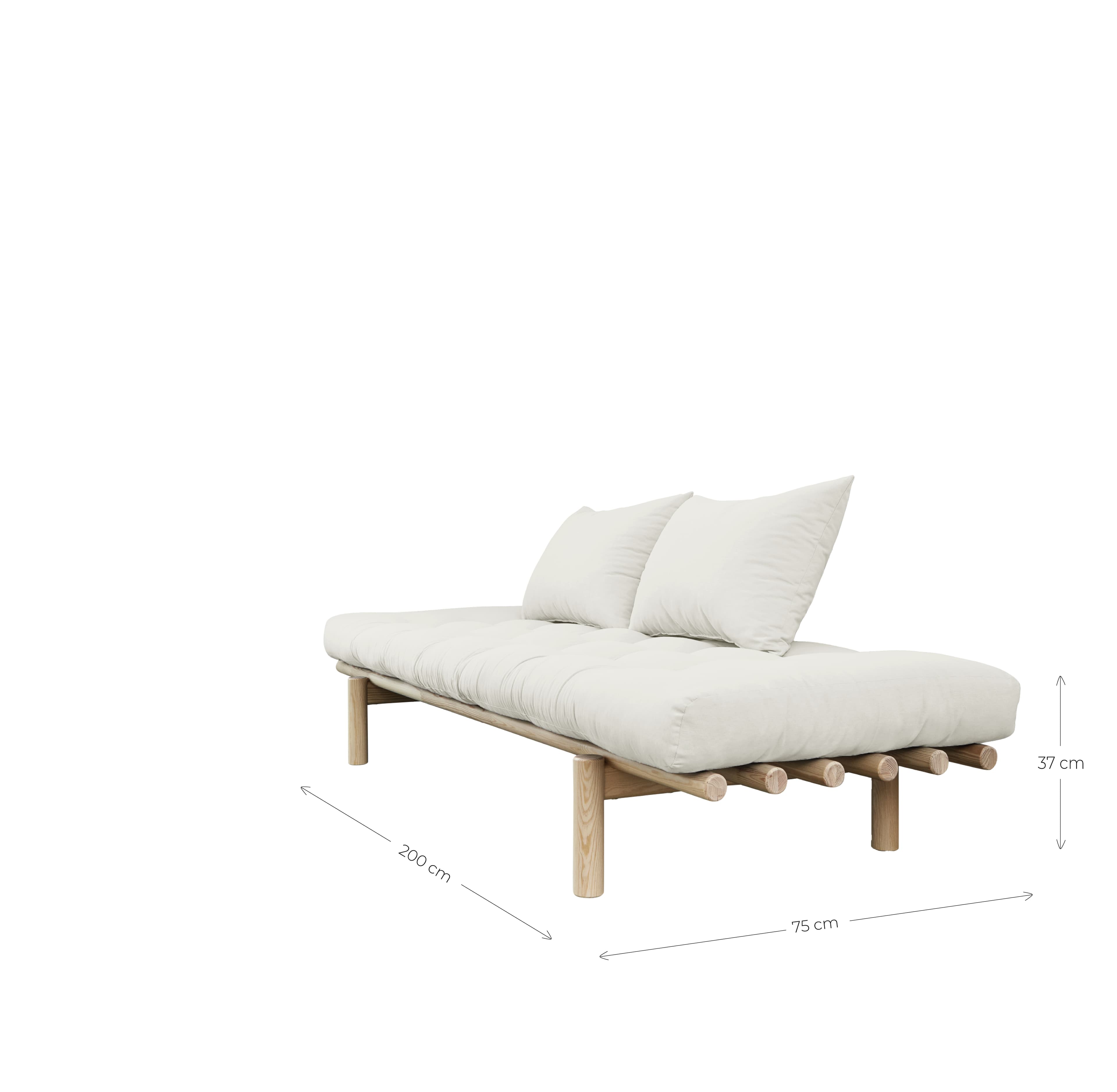 Pace Sohvasänky Luonnonväri/Pellava 200 cm
