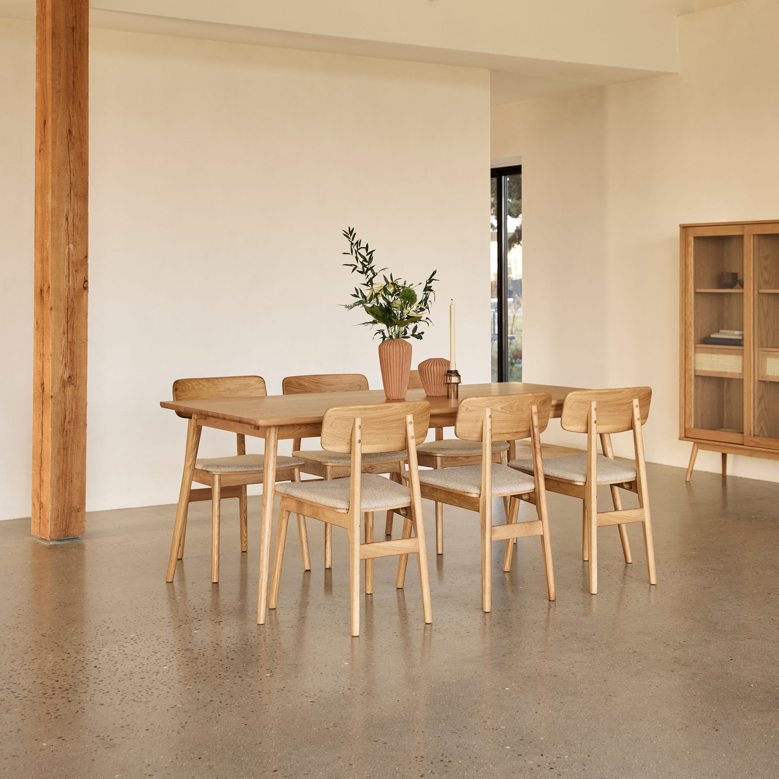 Sofia Ruokapöytä Natural Oak 190cm