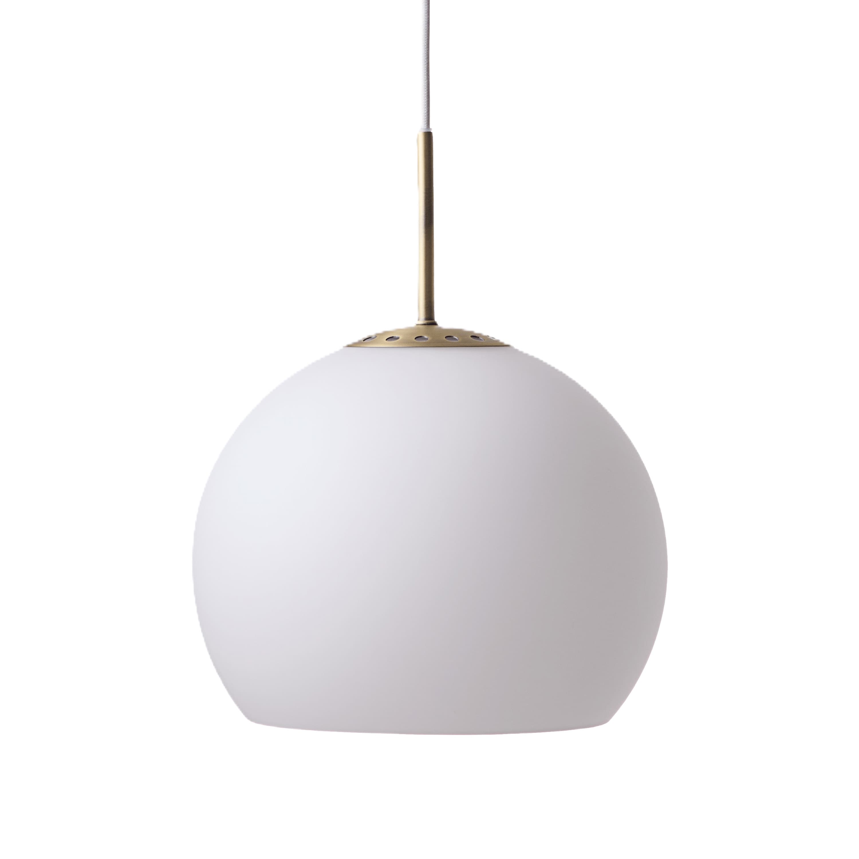 Ball Lasinen Kattovalaisin Opal White Ø25