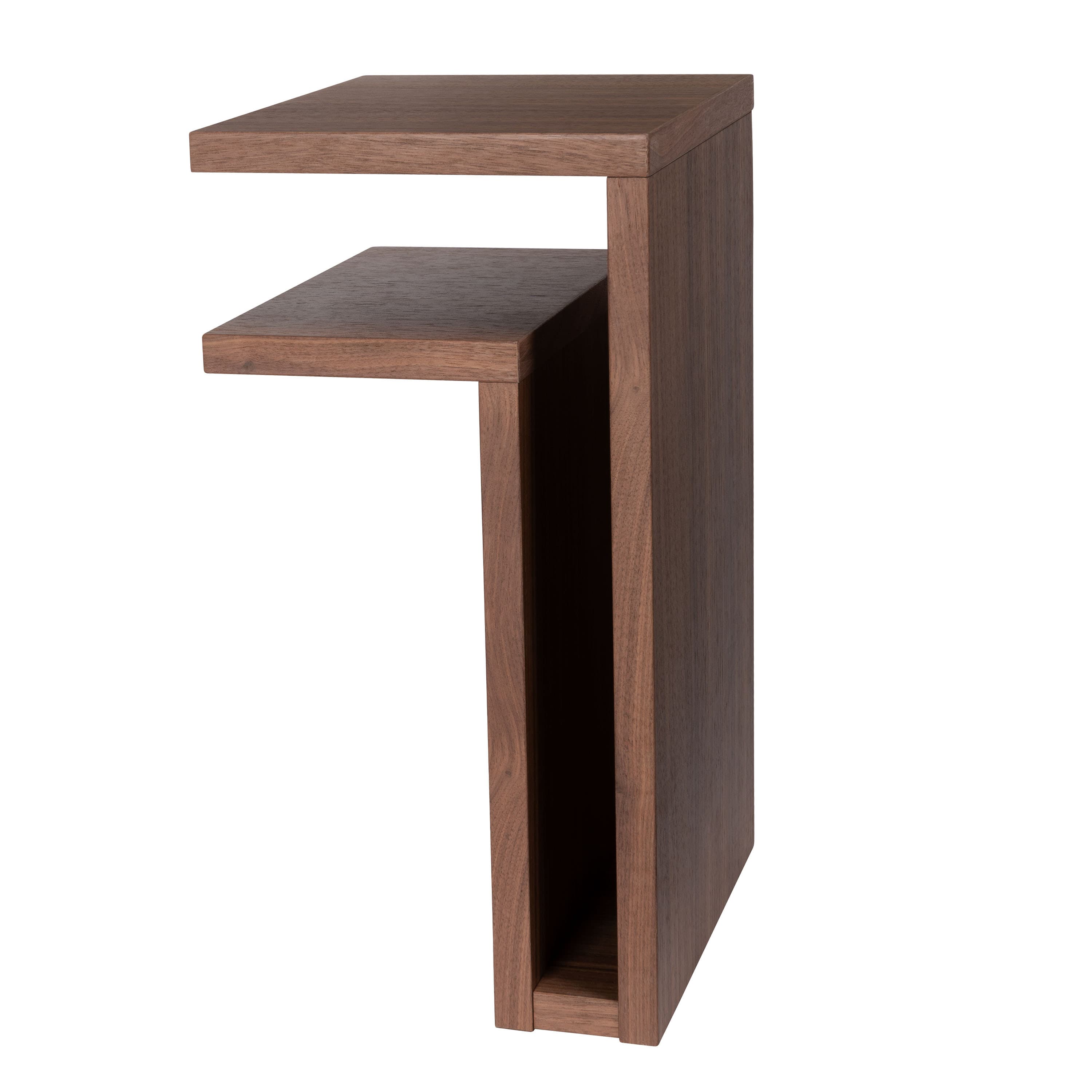 F-Shelf Left Yöpöytä Pähkinä