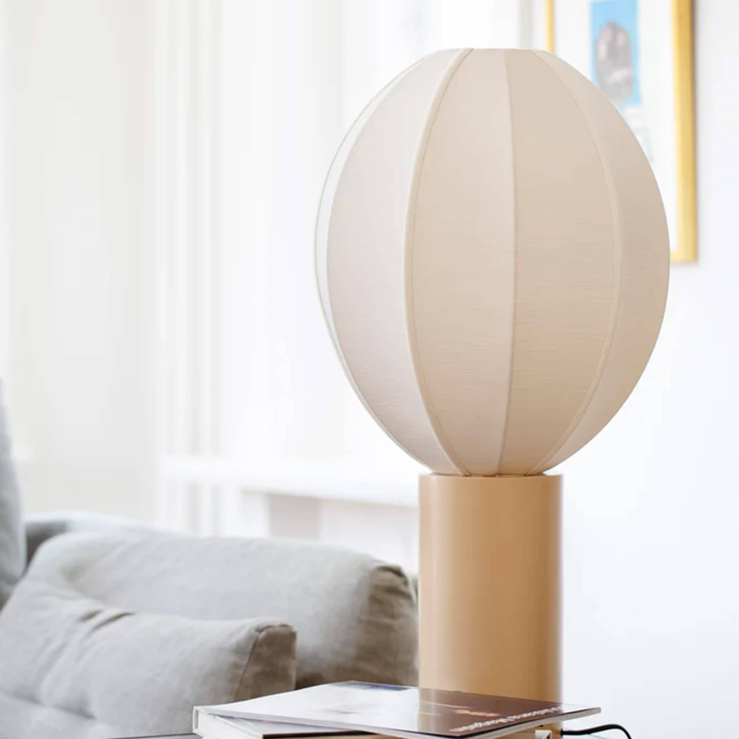 Oval S Lampunvarjostin Sand