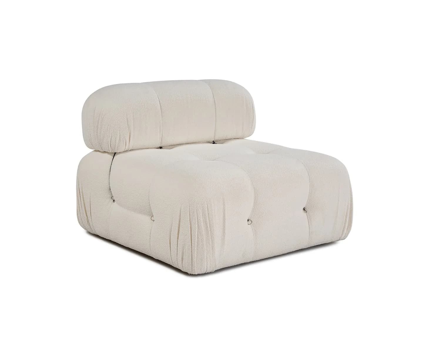Blanca Keskimmäinen Moduuli White Bouclé