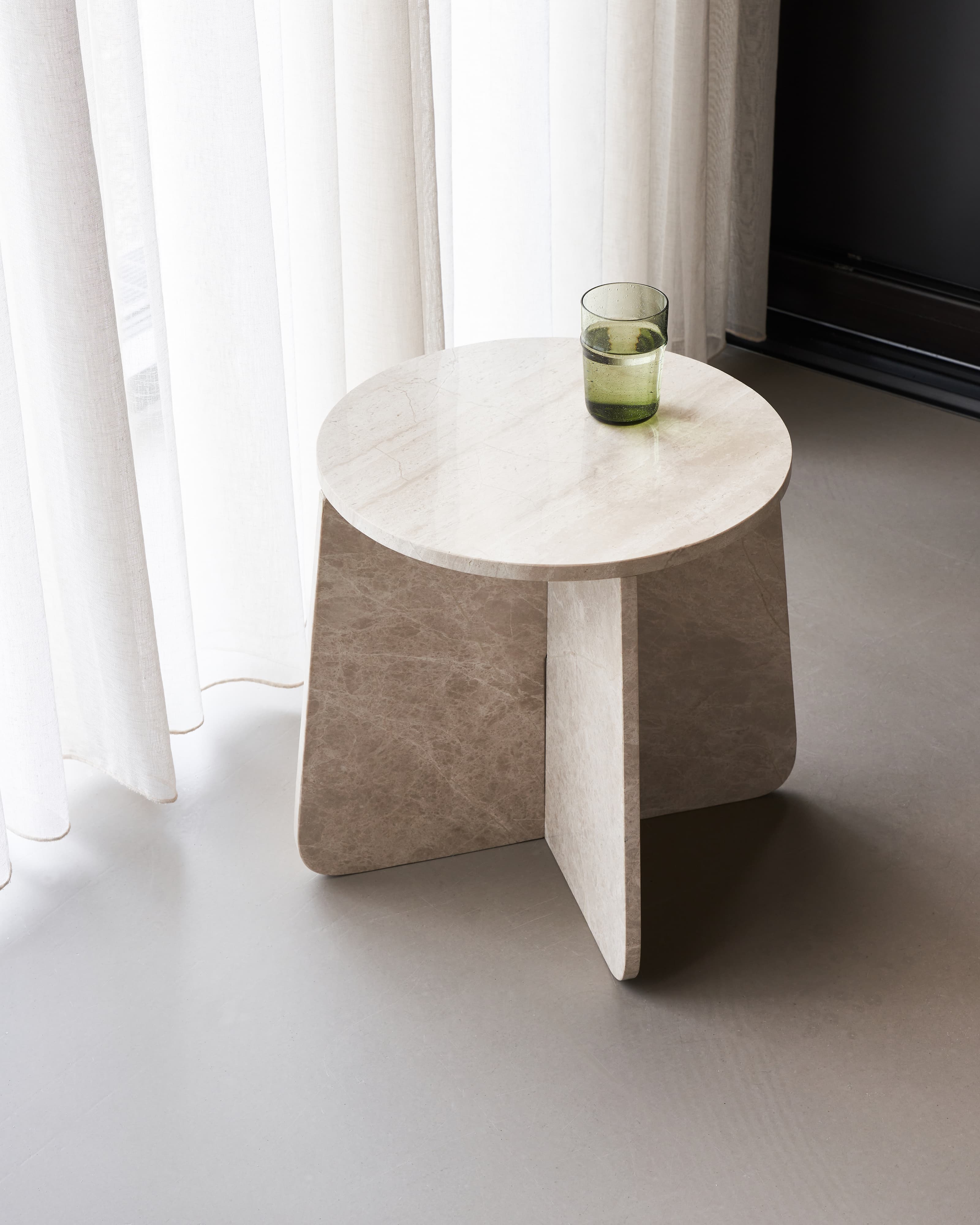 Marb Sivupöytä Marmori Beige