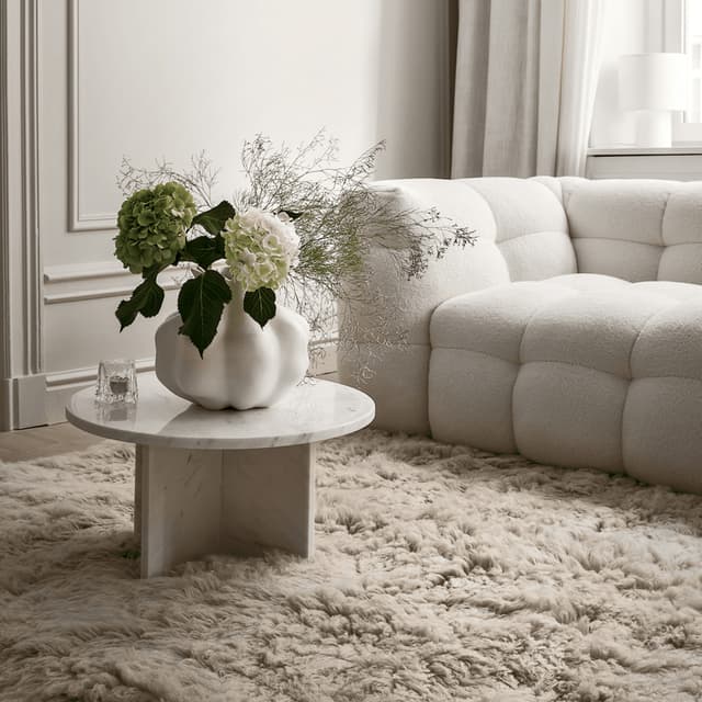 Fluffy Flokati Matto Greige 240 x 350