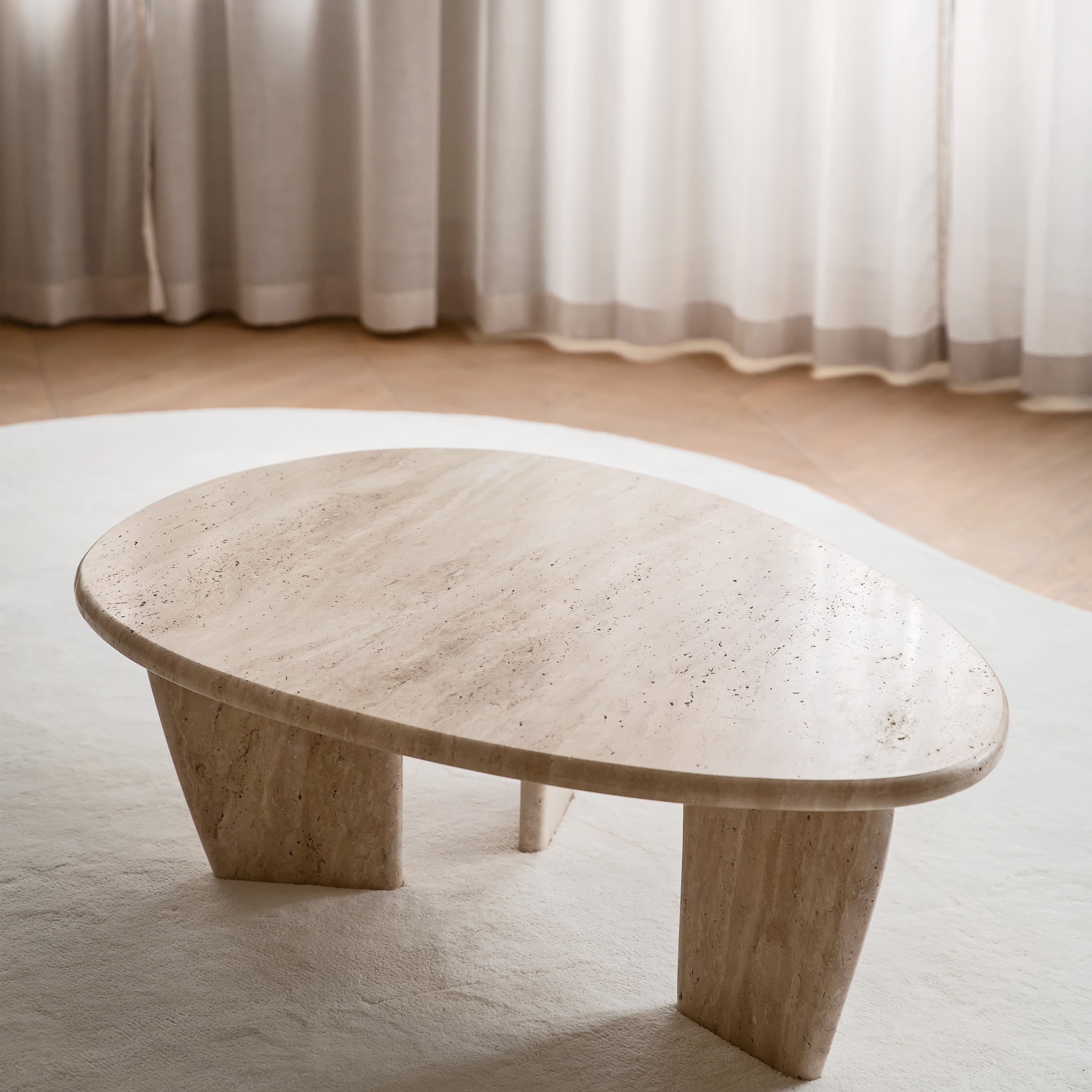 Francis Sohvapöytä Marmori Greige 120cm