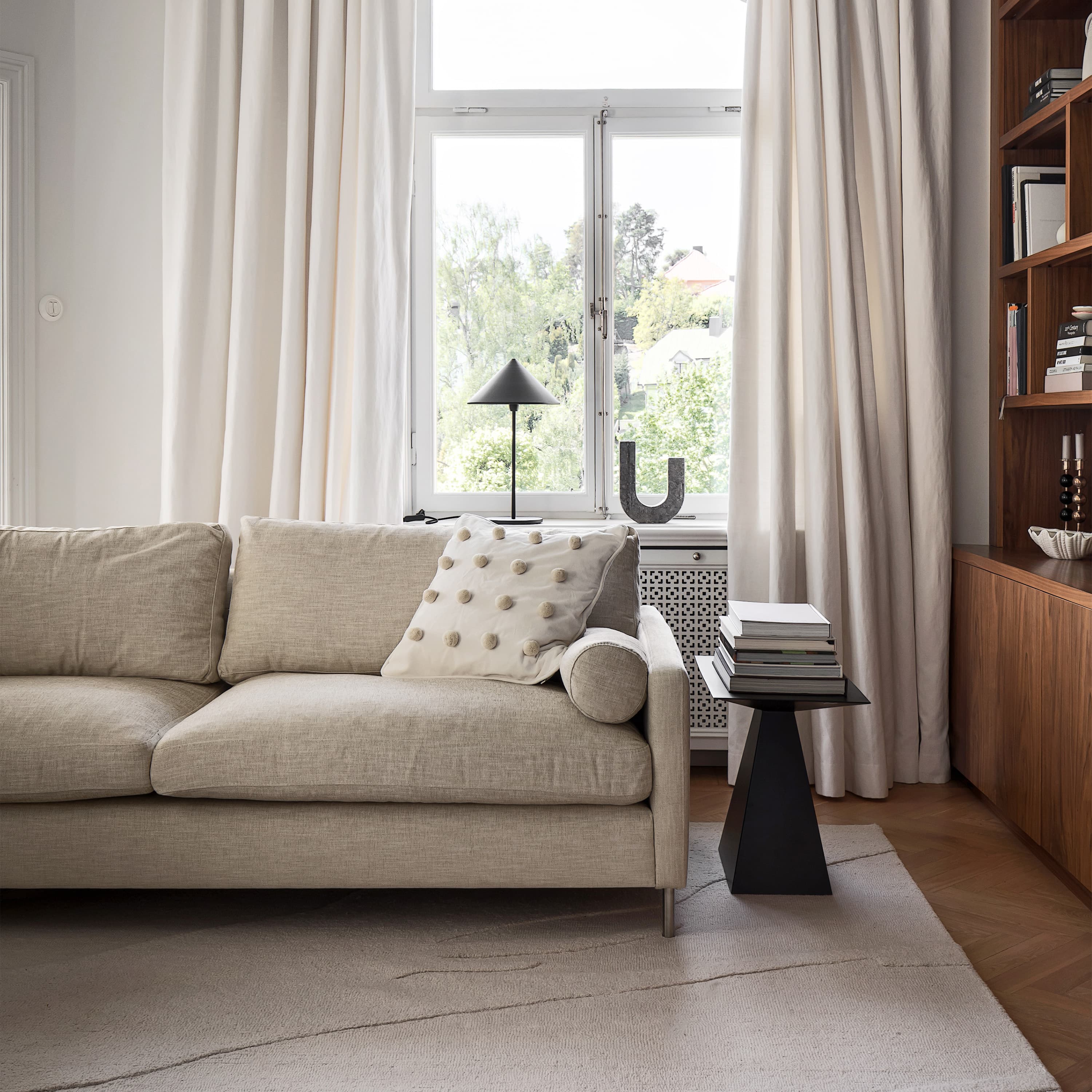 Åre 3-istuttava Sohva Beige 227cm