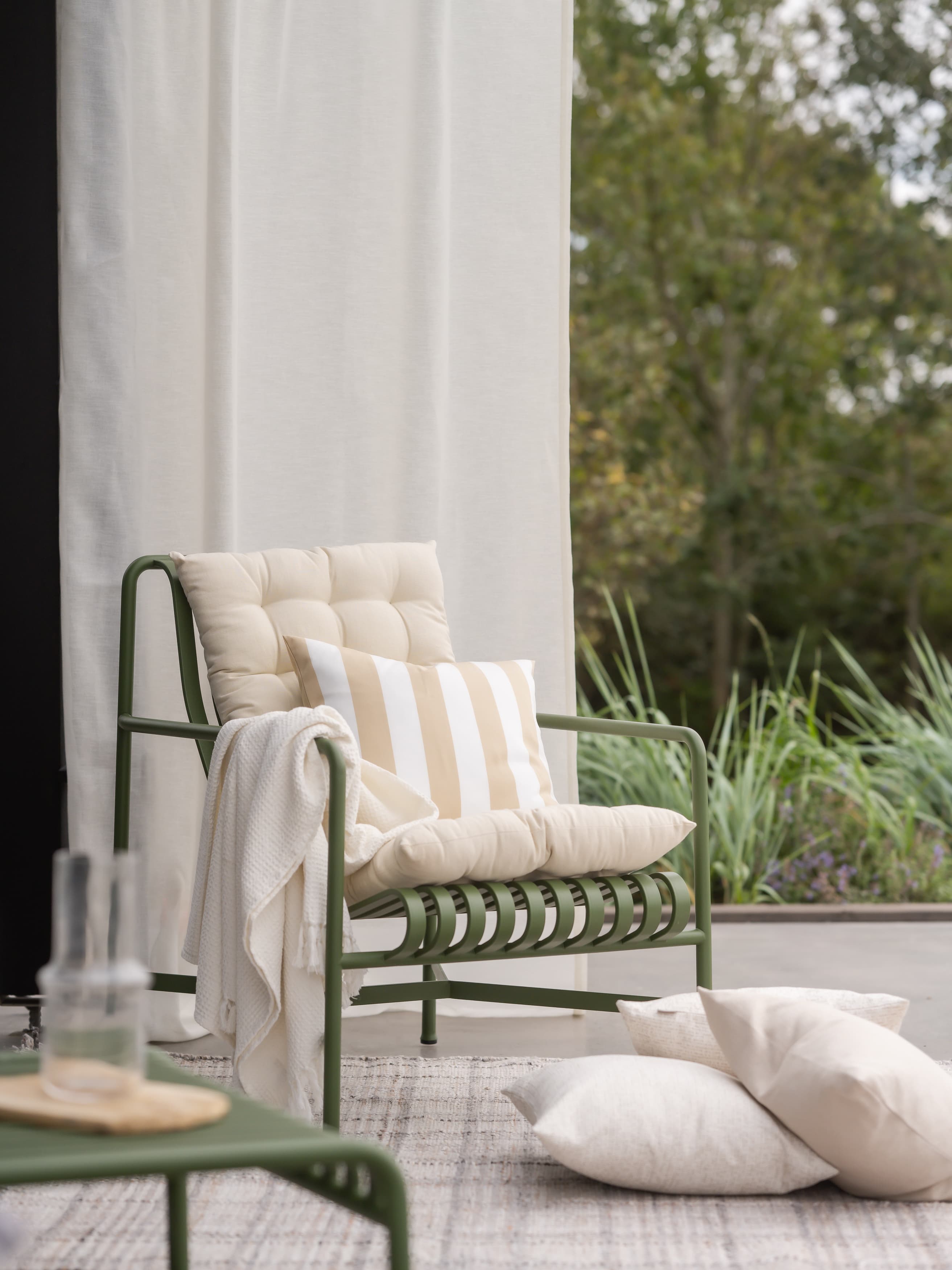 Sol Outdoor Sivuverhot Offwhite 260cm 2 kpl