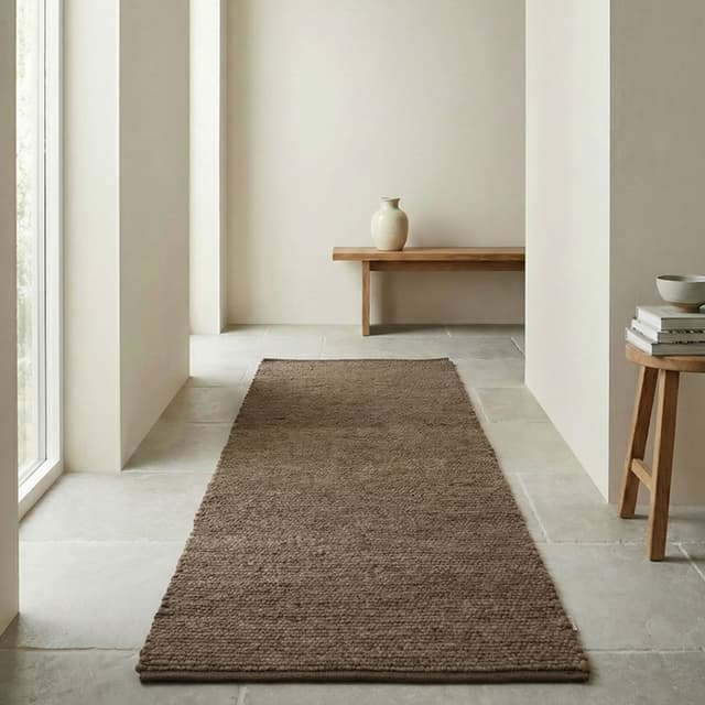 Merino Käytävämatto Ruskea 80x150
