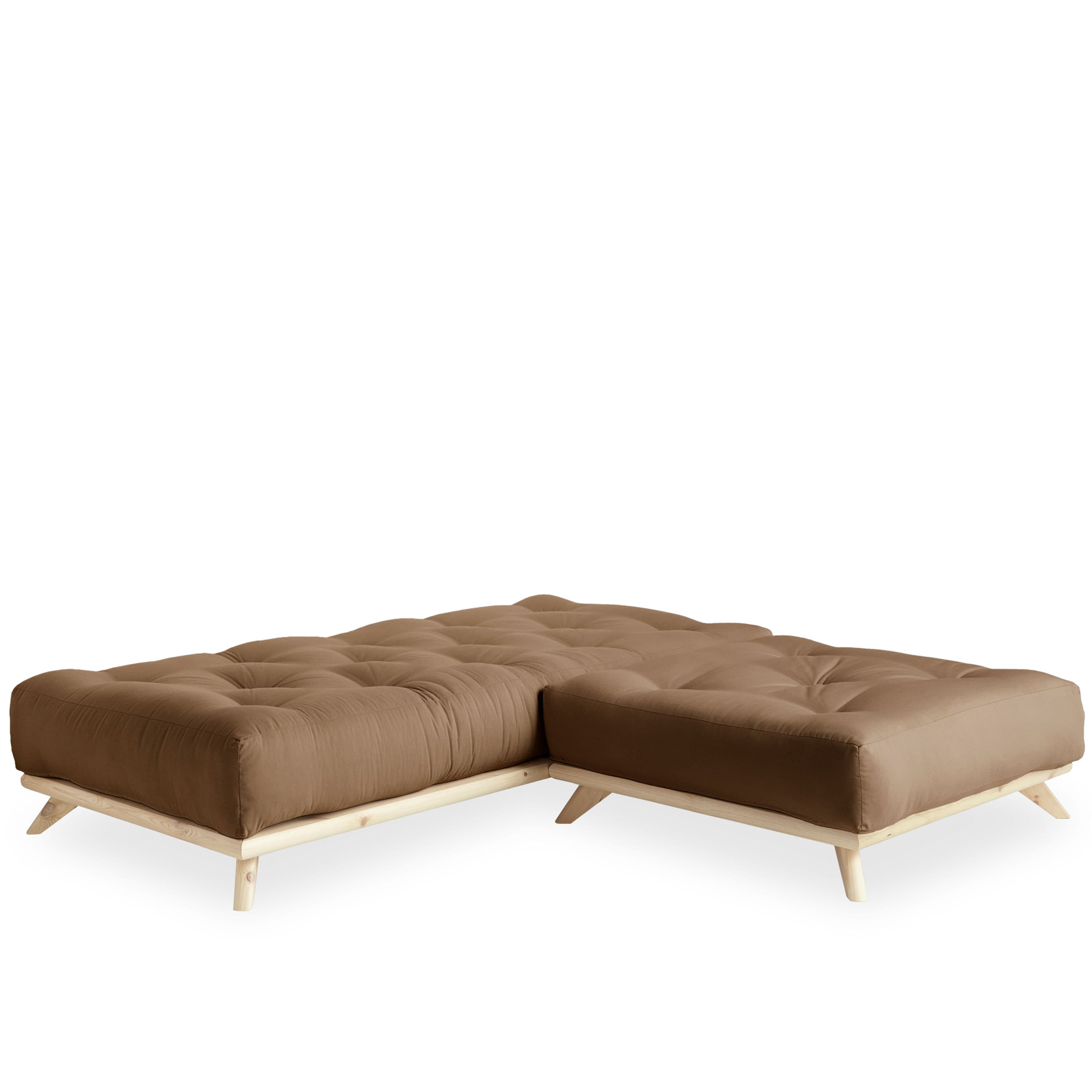 Senza Vuodesohva Luonnollinen/Mokka 200 cm