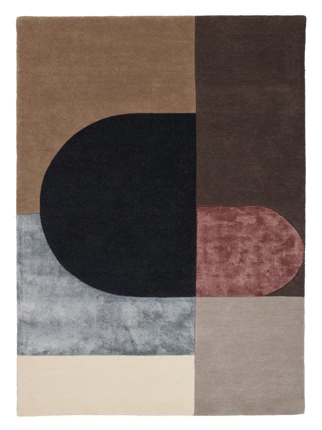 Vilja villamatto bordeaux 250x350