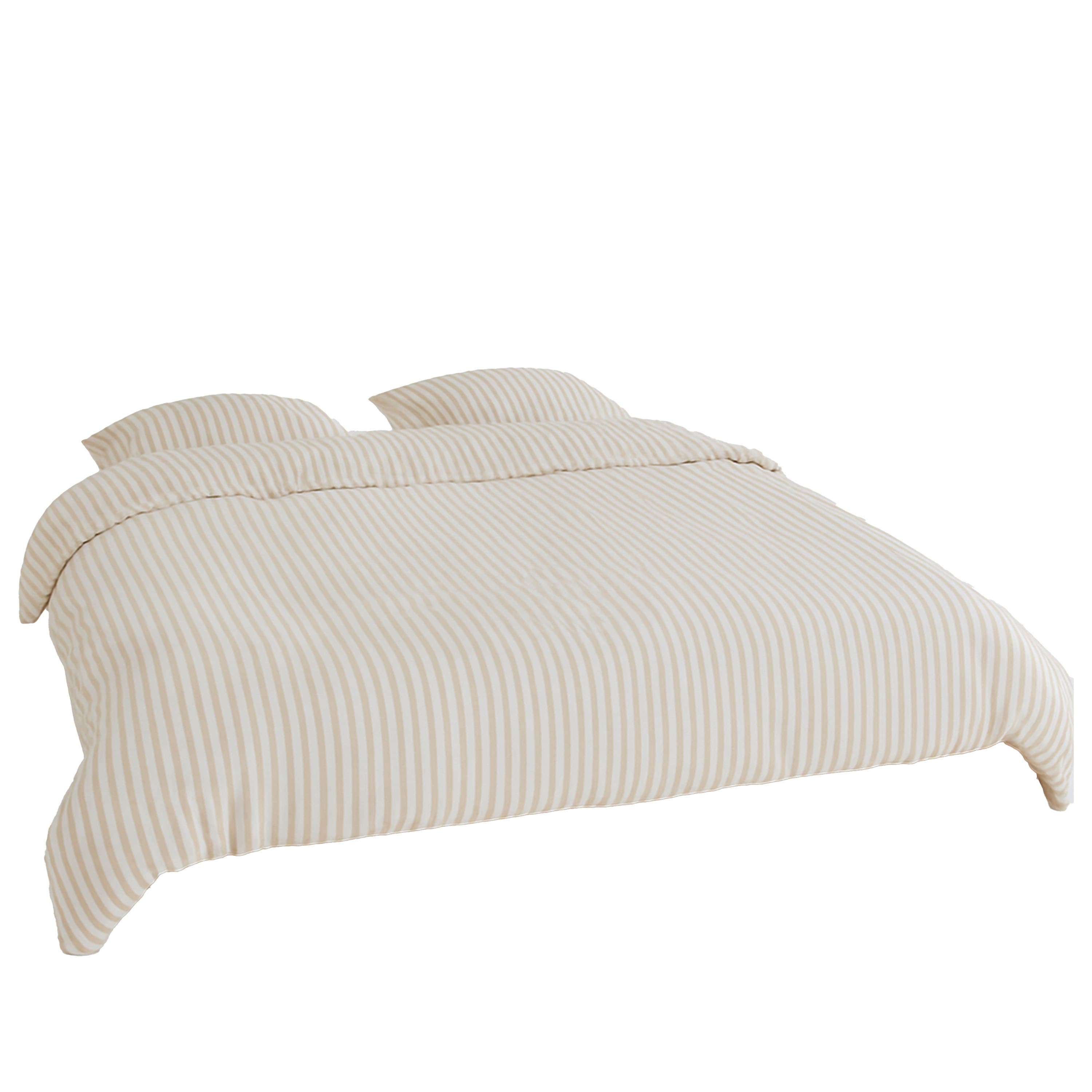 Bamboo Pussilakanasetti Sand Stripe 220x220/50x60