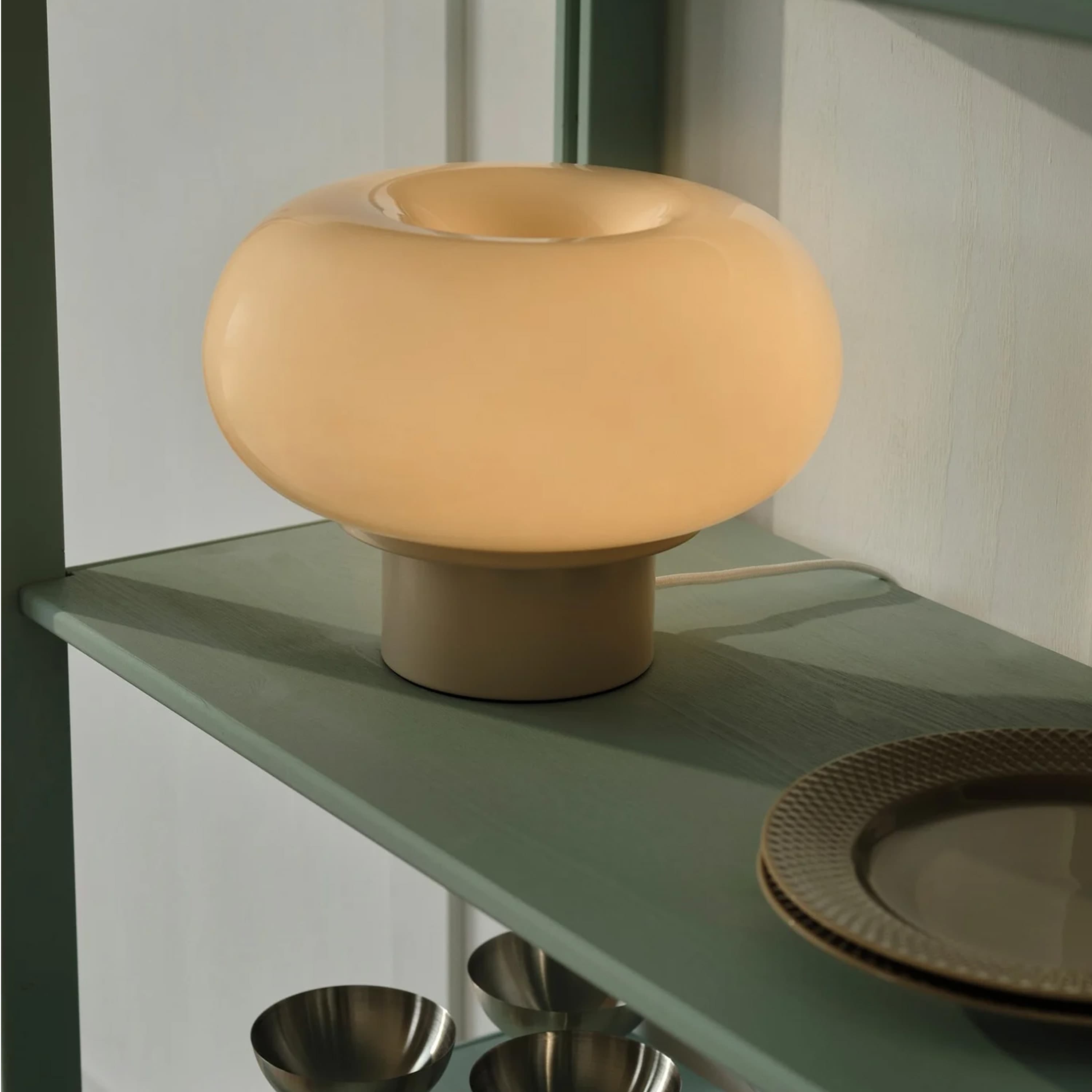 Malti Pöytävalaisin Beige 21cm