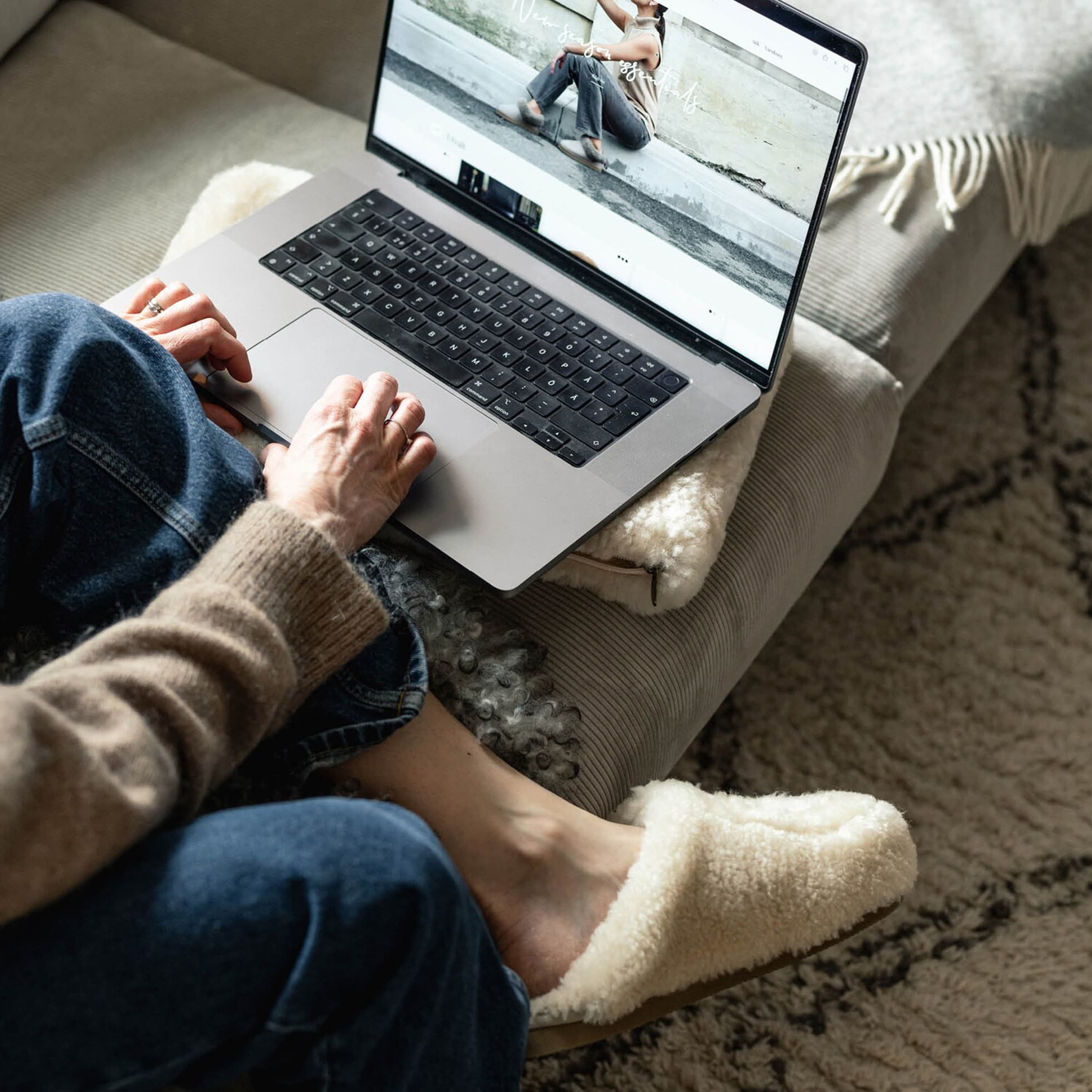 Jenny tossut creme 38