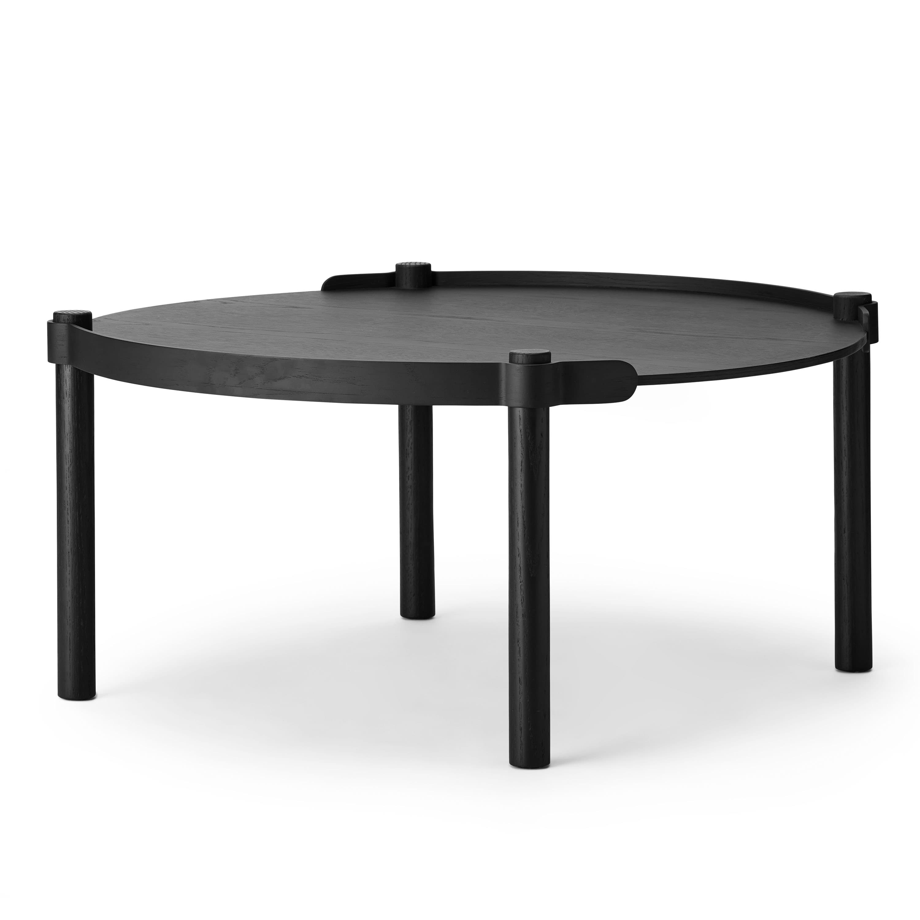 Woody Sohvapöytä Black Stained Oak 80 cm