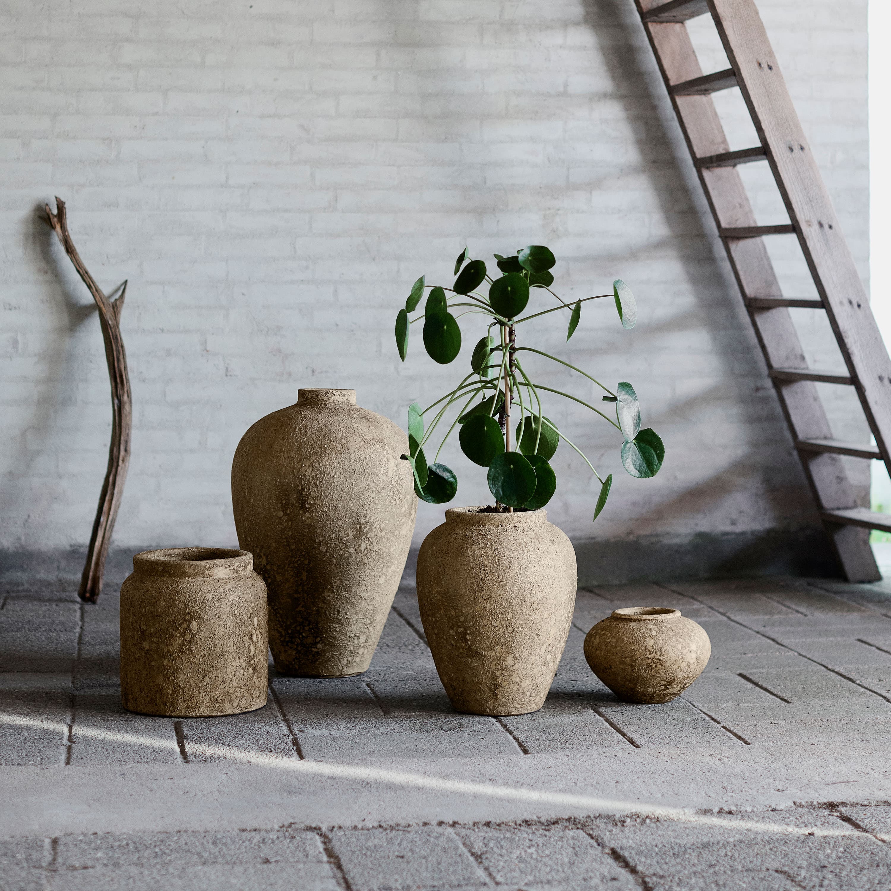 Luna Ruukku Beige Terrakotta Ø25