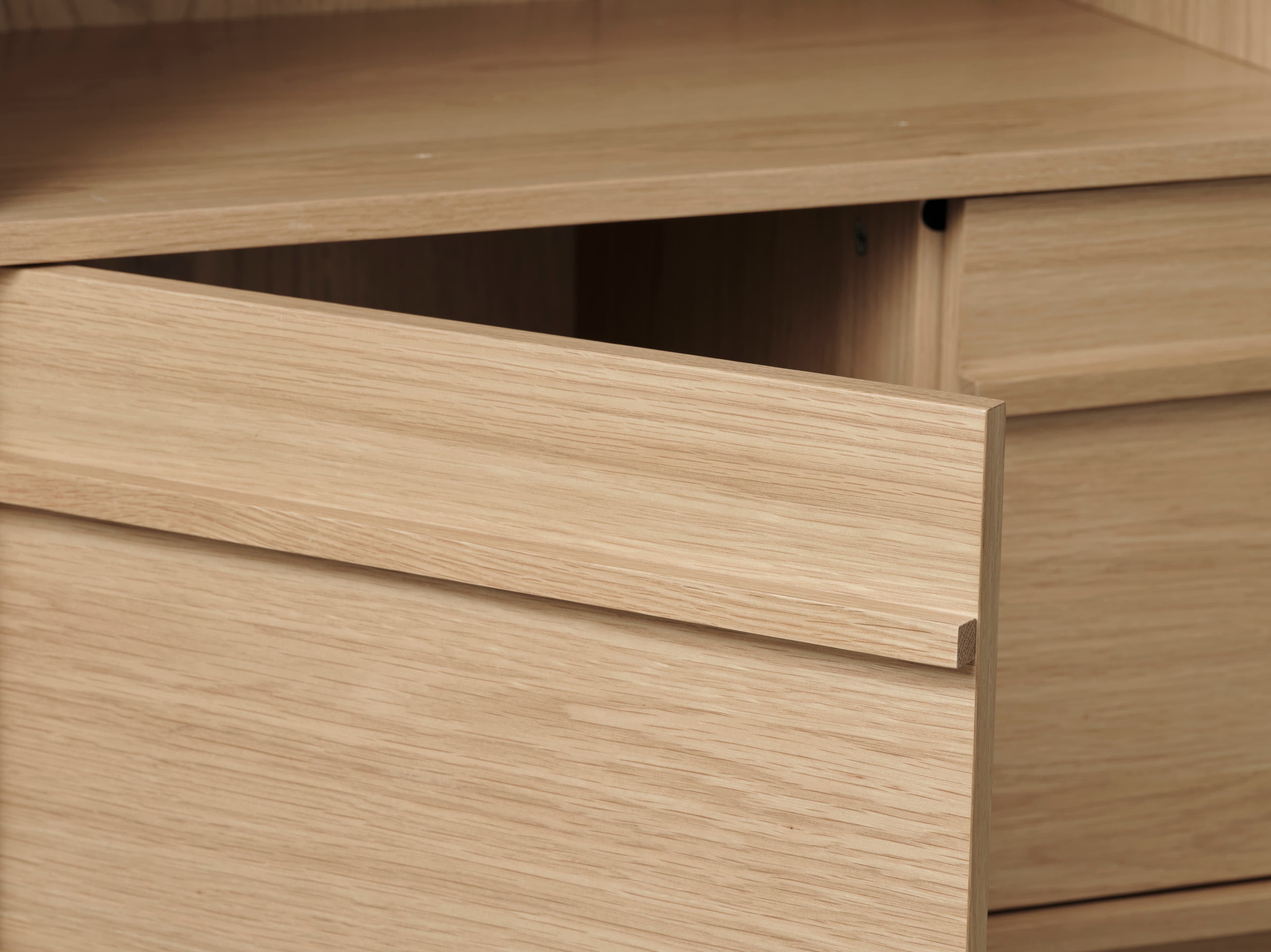 Andrea Kirjahylly Natural Oak 140cm