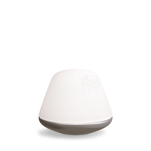 Bloom Pöytävalaisin Ø20 Satin Silver/Opal