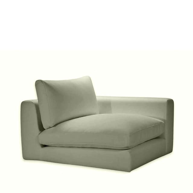 Capri 1-istuttava sohvaosa oikea käsinoja Green 107cm