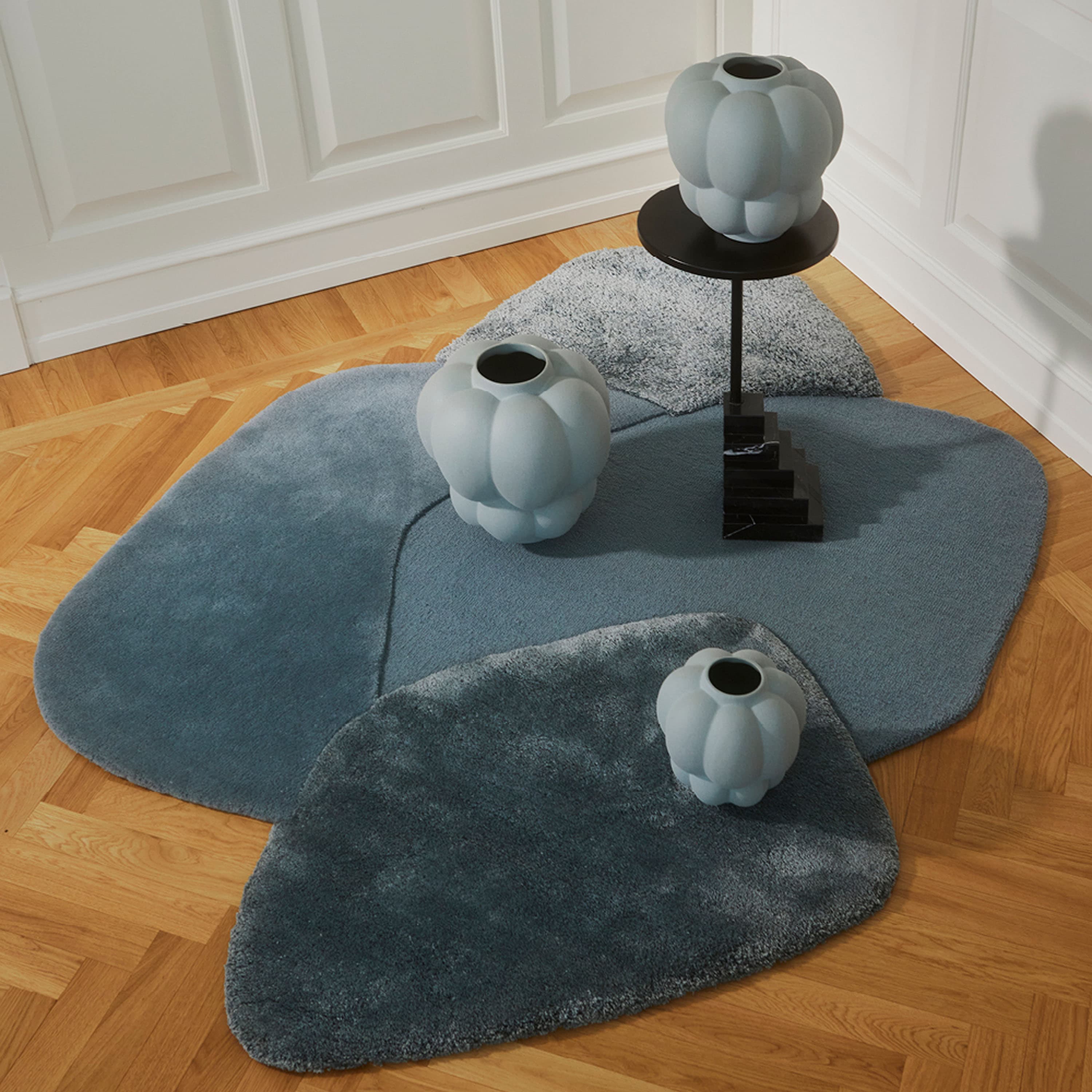 Mola Viskoosimatto Dusty Blue 195x142