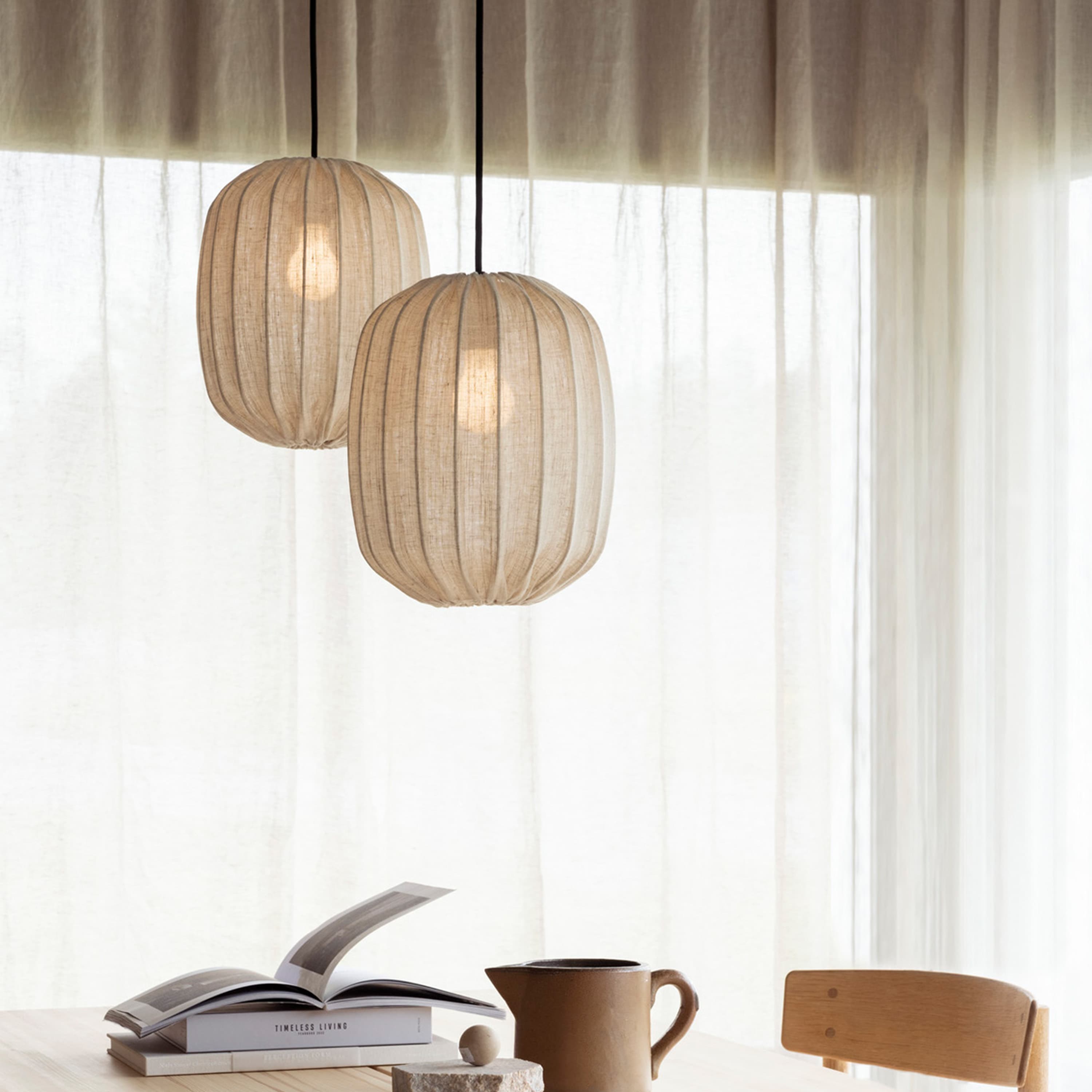 Prisma Lampunvarjostin Linen Natural Ø25