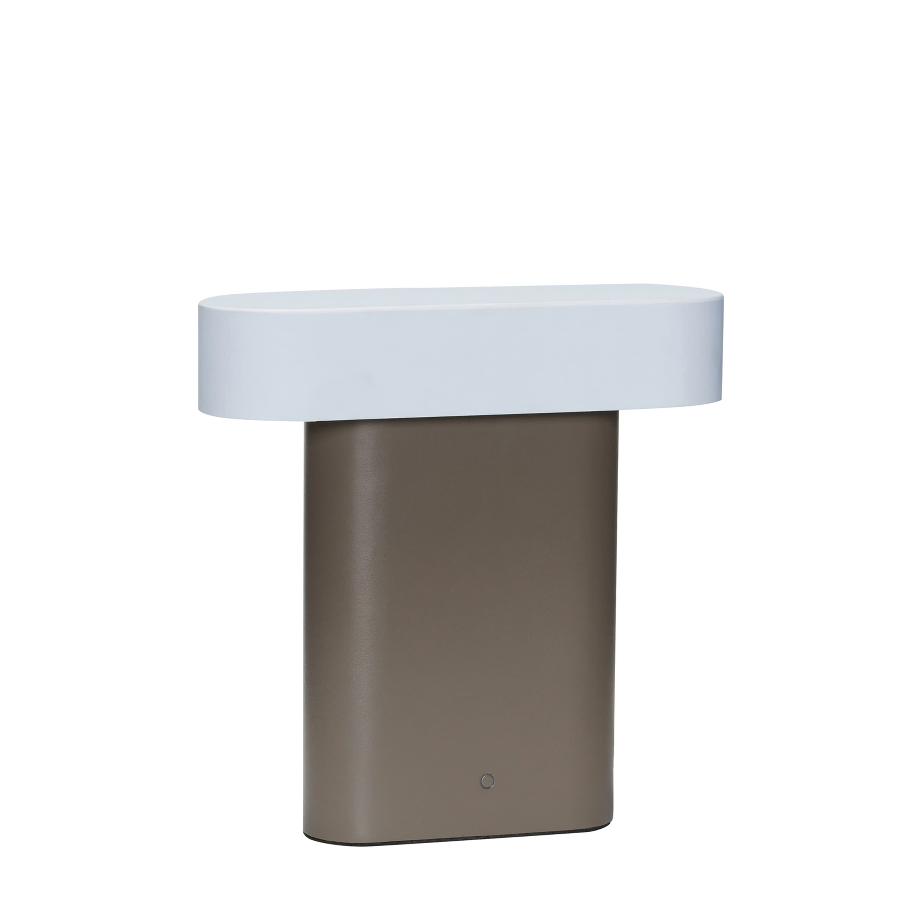 Sleek Pöytävalaisin Brown/Light grey 25cm