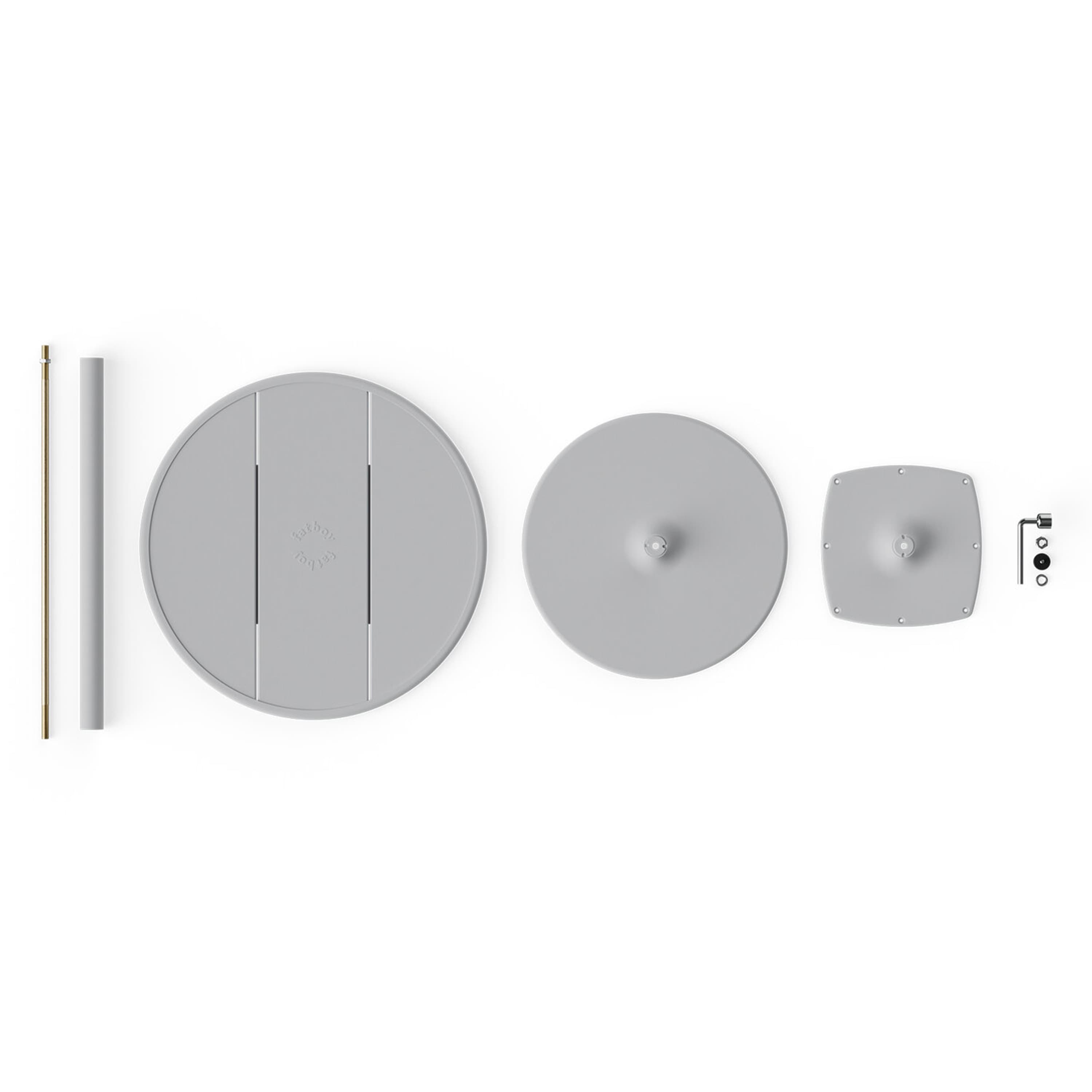 Fred's Bistreau Pöytä Light Grey Ø60